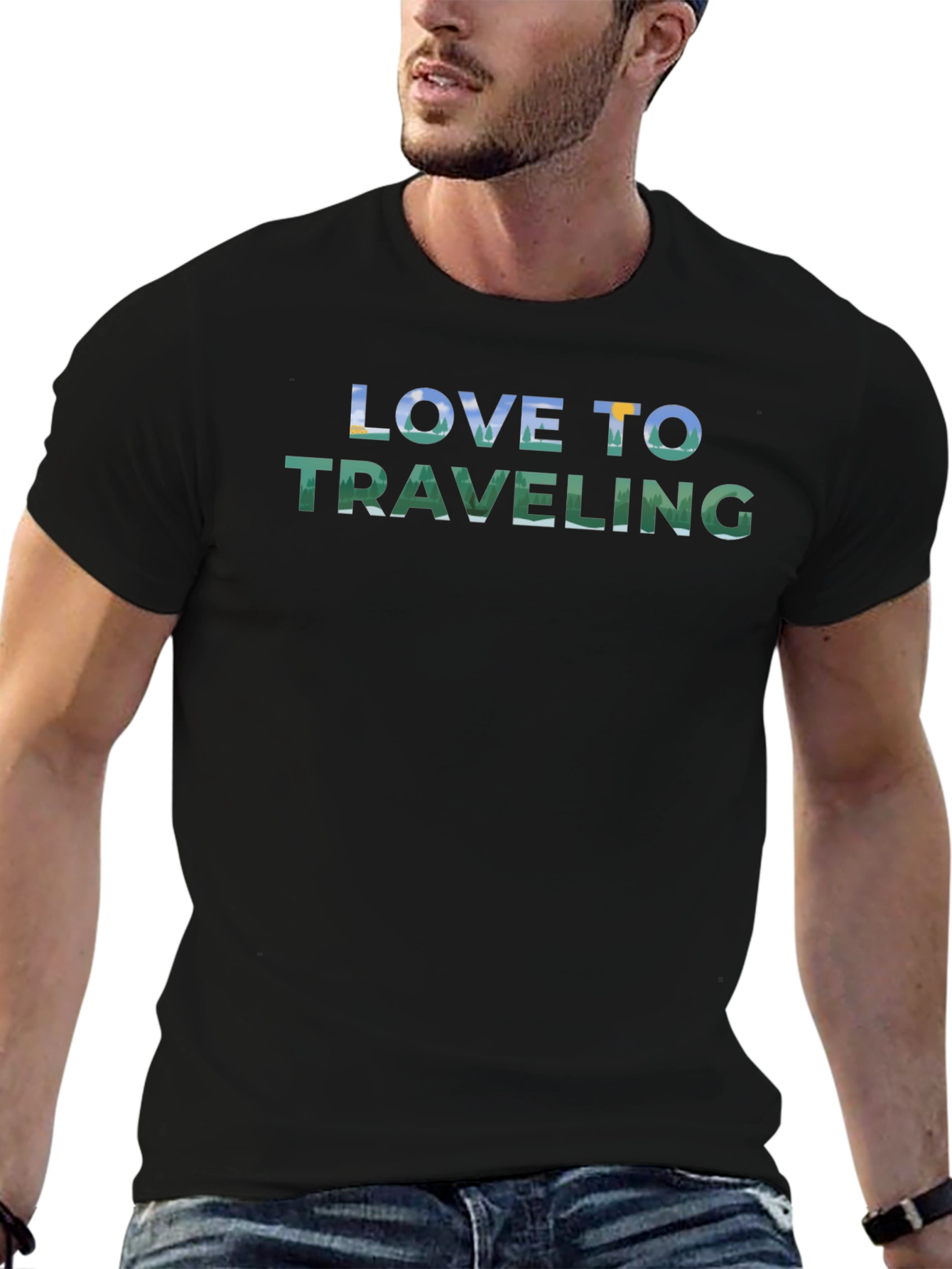 Love to Traveling Graphic T-Shirt