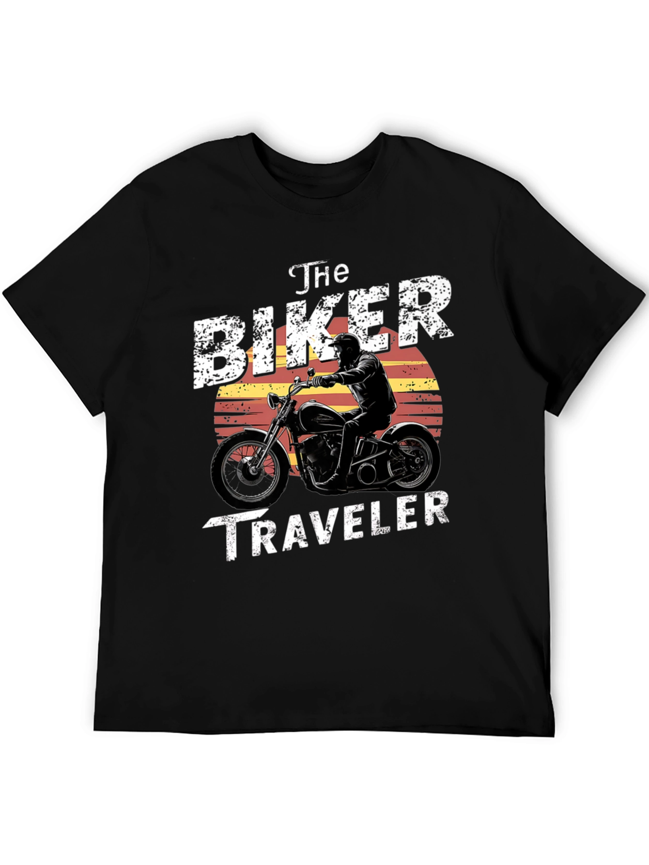 The Biker Traveler Graphic T-Shirt