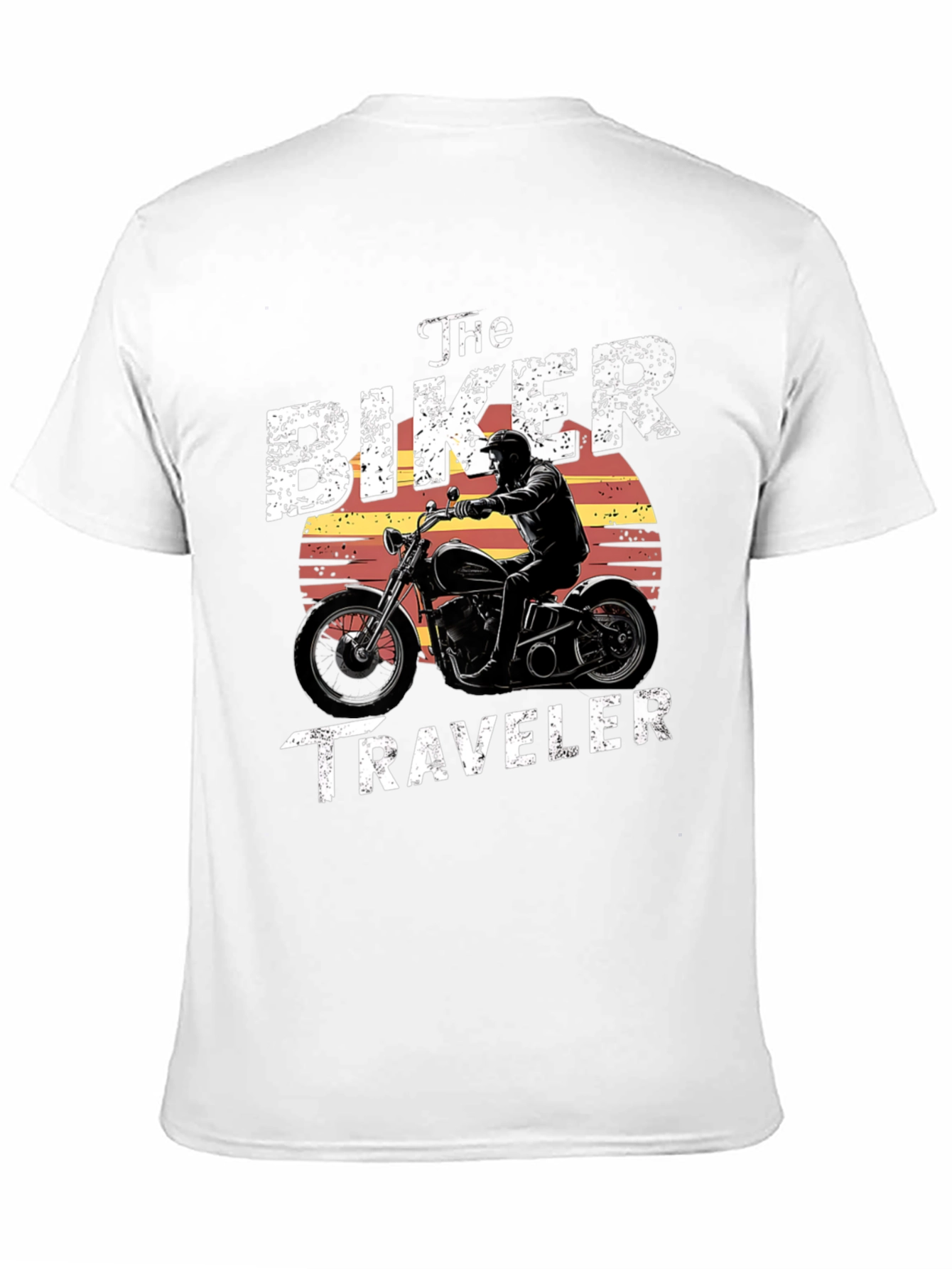 The Biker Traveler Graphic T-Shirt