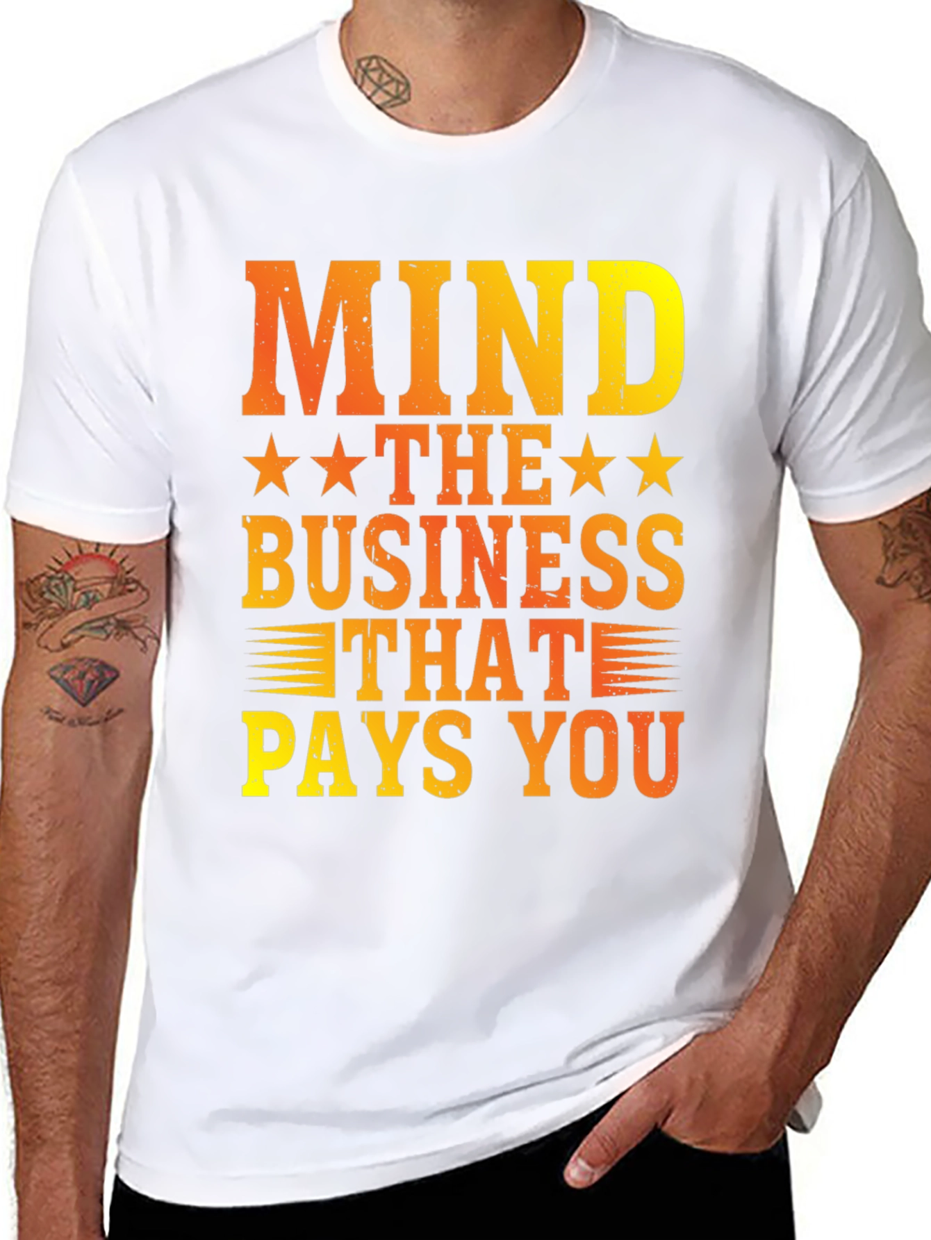 Mind The Business That Pays You Graphic Tee