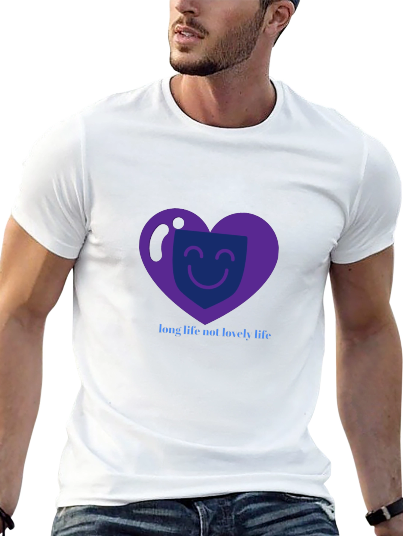 Heart Face Graphic T-Shirt