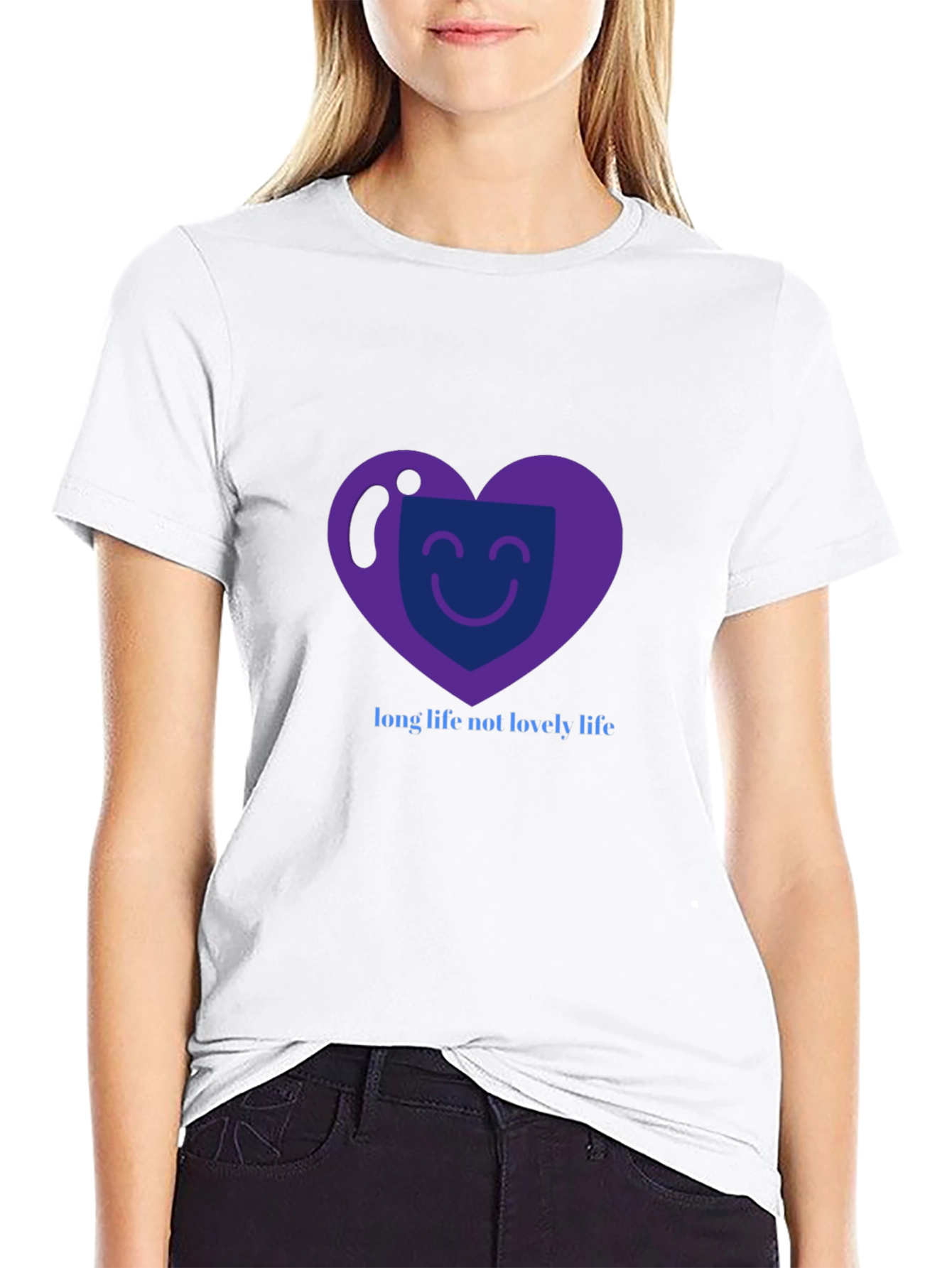 Heart Face Graphic T-Shirt