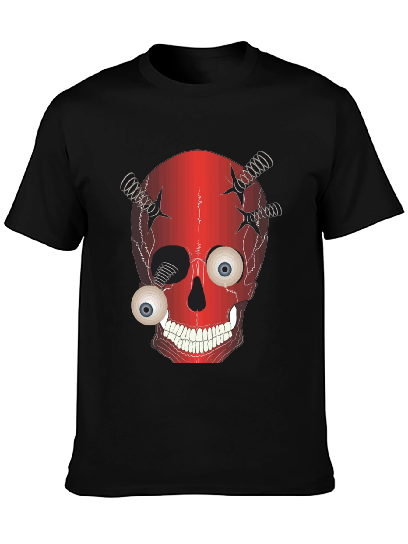 Creepy Skull T-Shirt - Eyeball Design