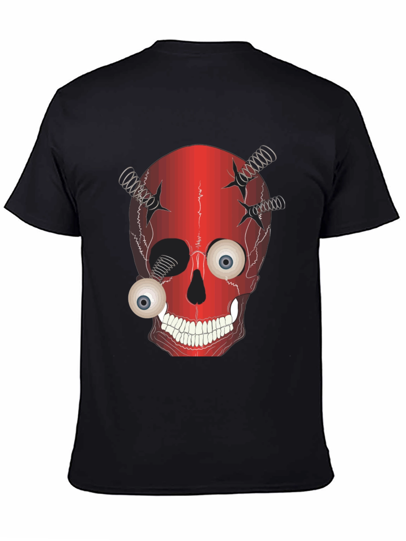 Creepy Skull T-Shirt - Eyeball Design