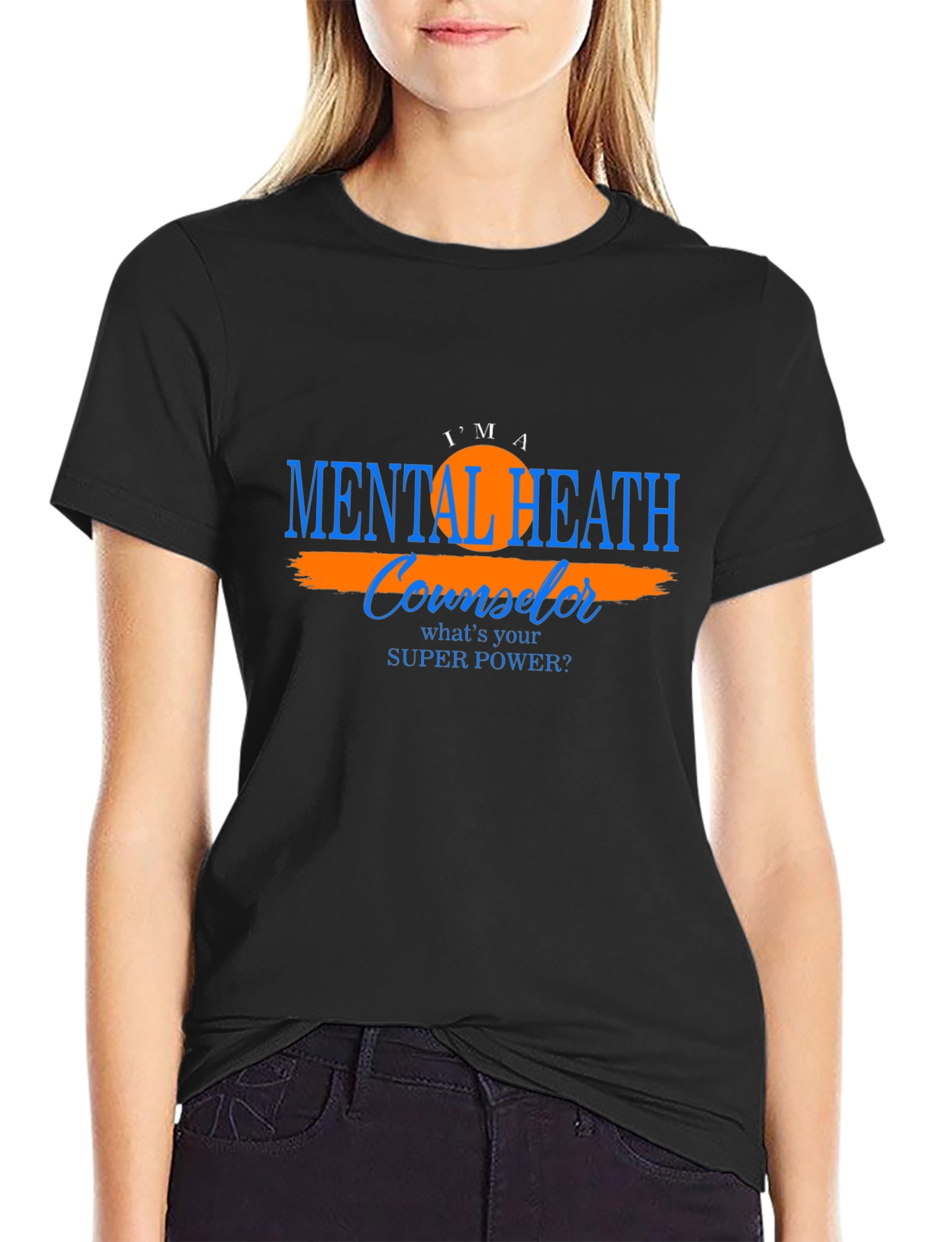 Mental Health Counselor T-Shirt - Super Power Tee