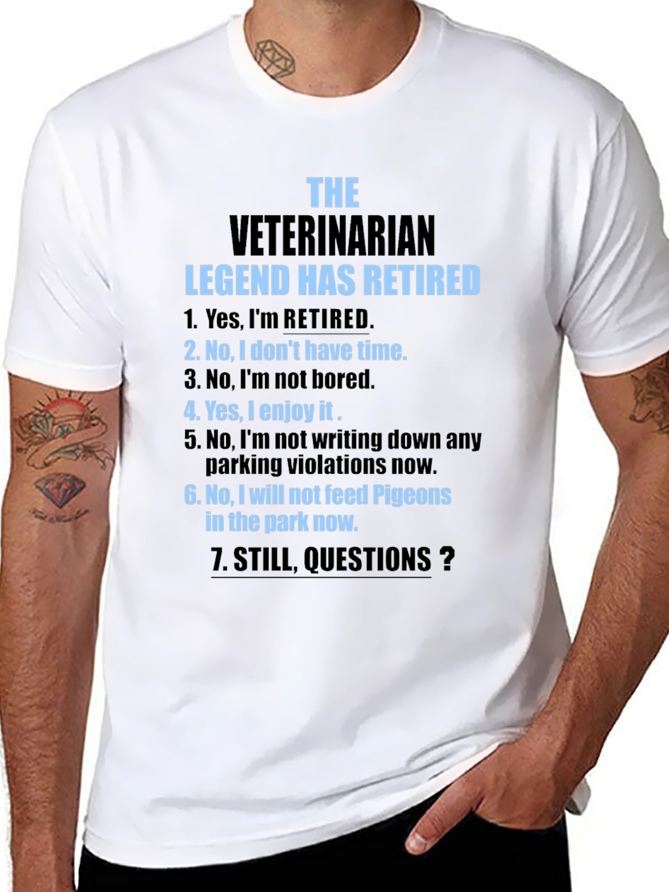 Retired Veterinarian Legend T-Shirt