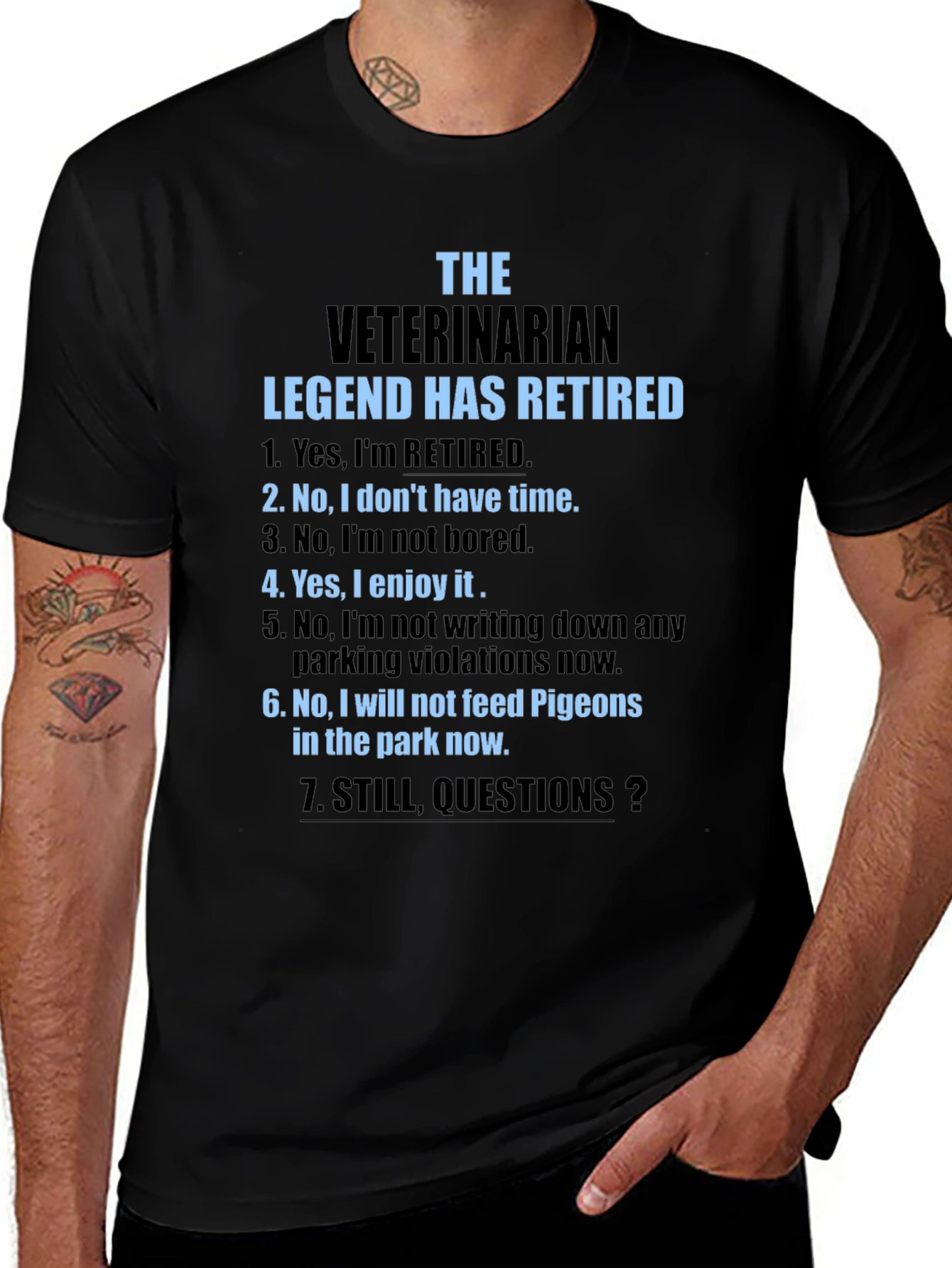 Retired Veterinarian Legend T-Shirt