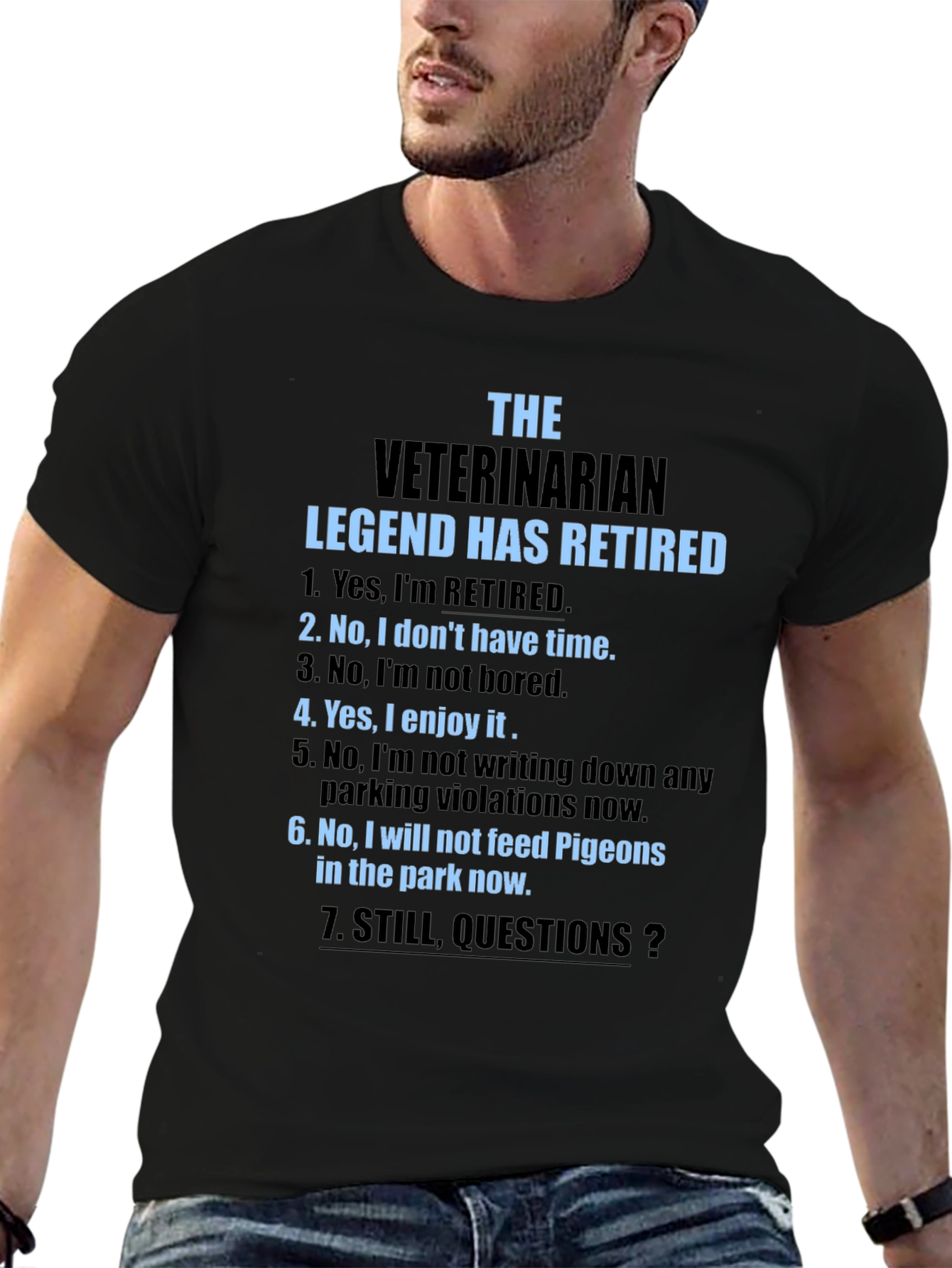 Retired Veterinarian Legend T-Shirt