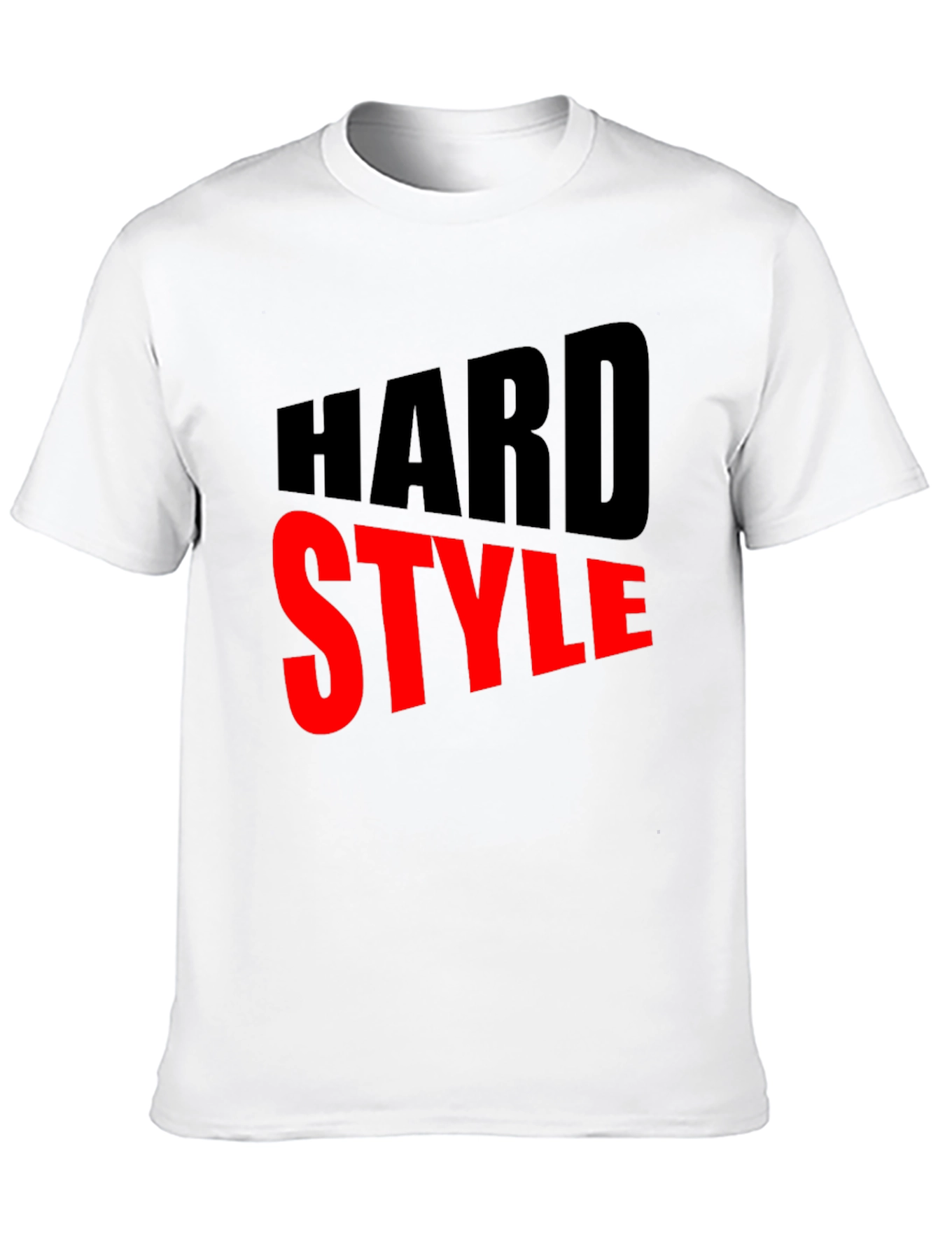 Hard Style Graphic Tee - Bold Black T-Shirt