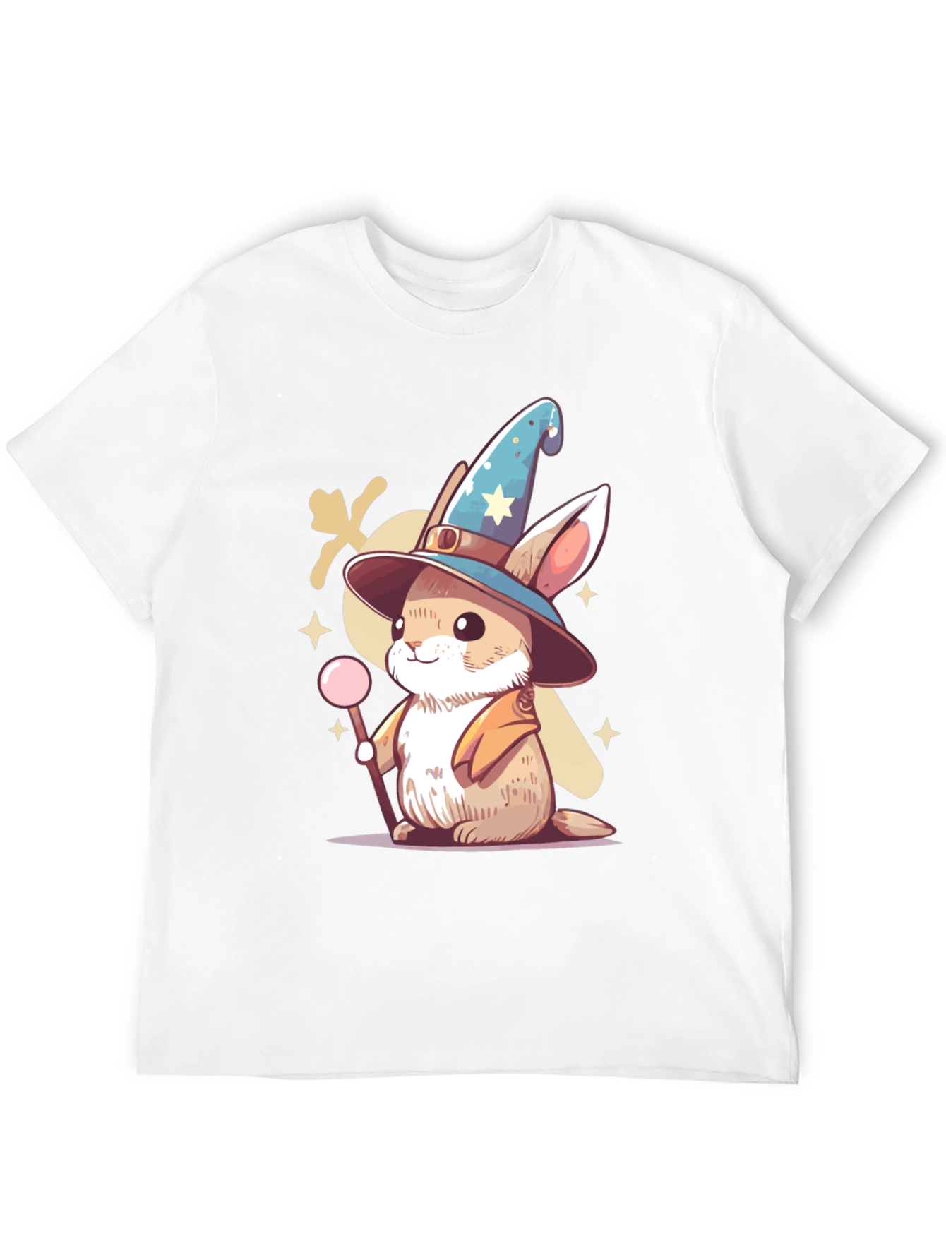 Wizard Bunny Black T-Shirt