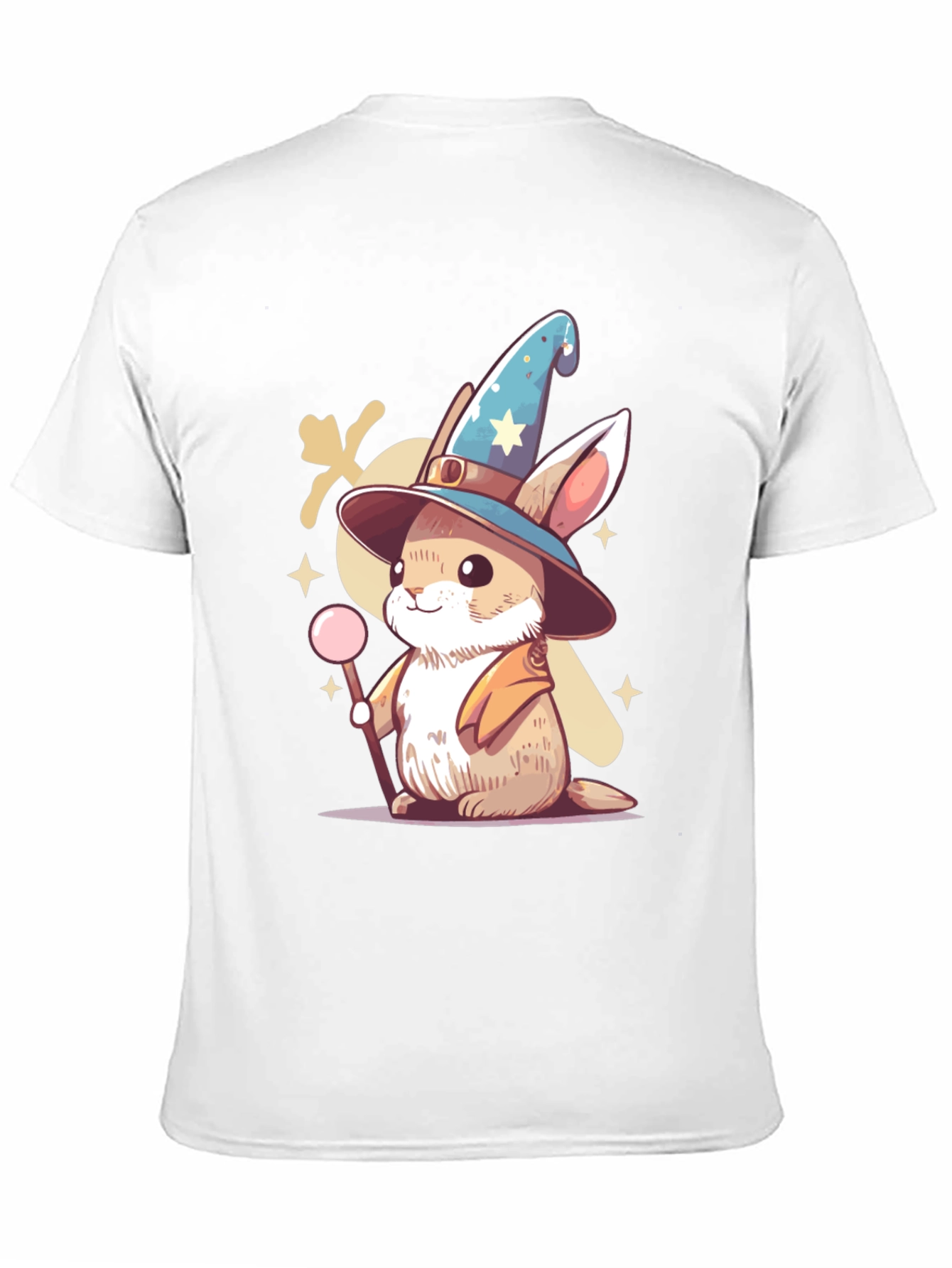 Wizard Bunny Black T-Shirt