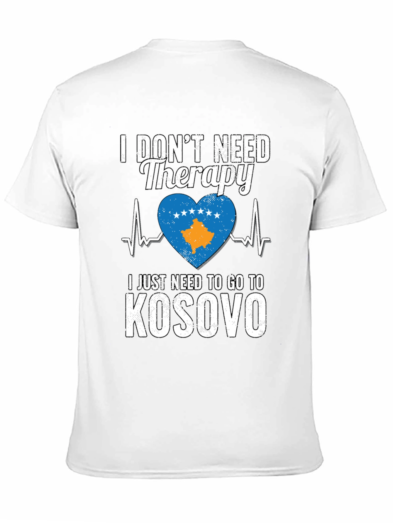 Kosovo Travel Therapy Graphic T-Shirt