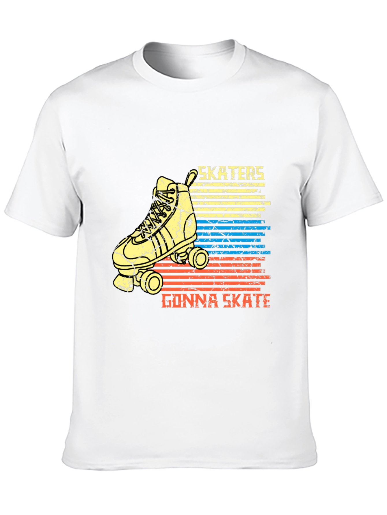 Skater T-Shirt - Retro Roller Skate Tee