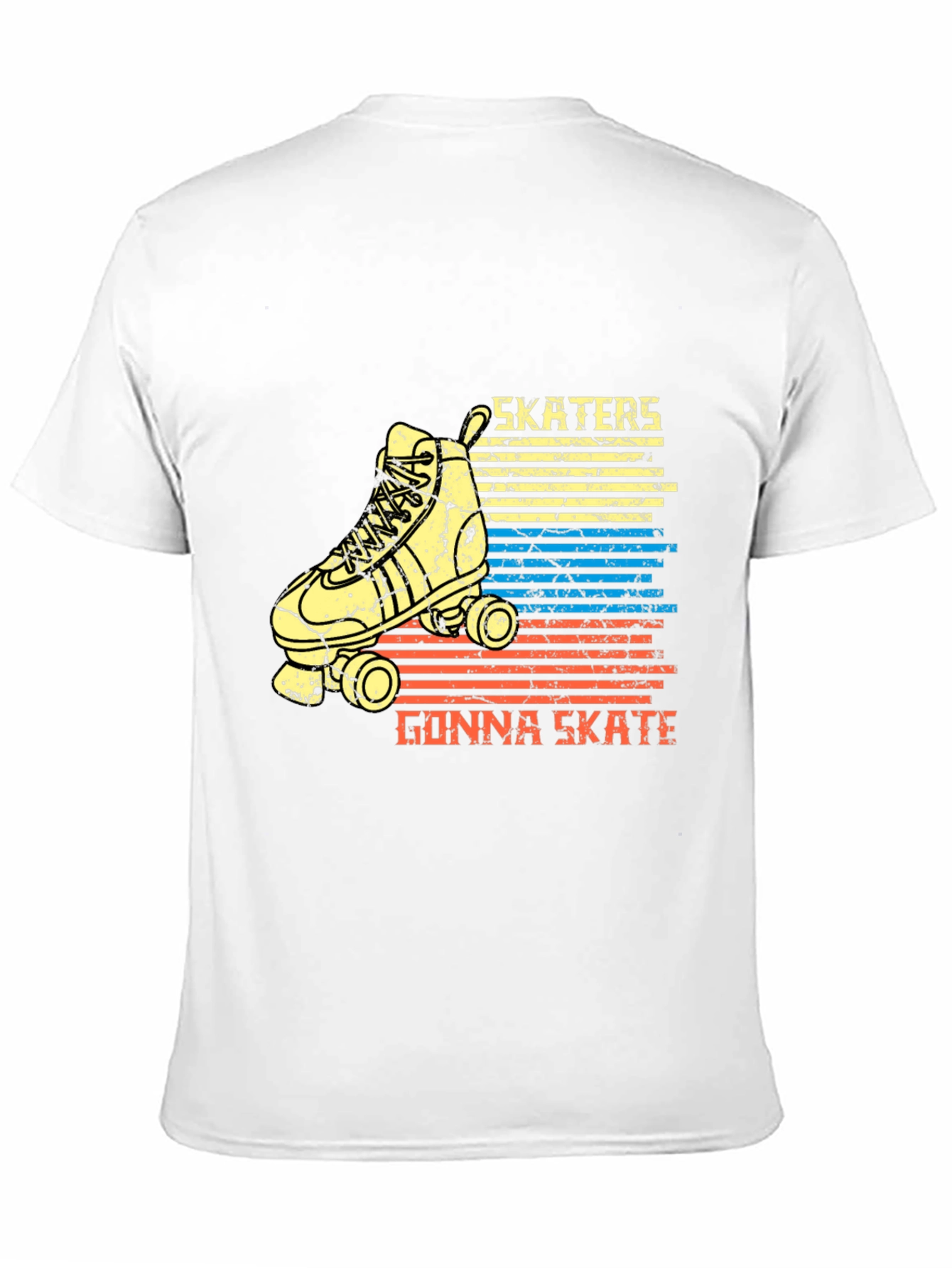 Skater T-Shirt - Retro Roller Skate Tee