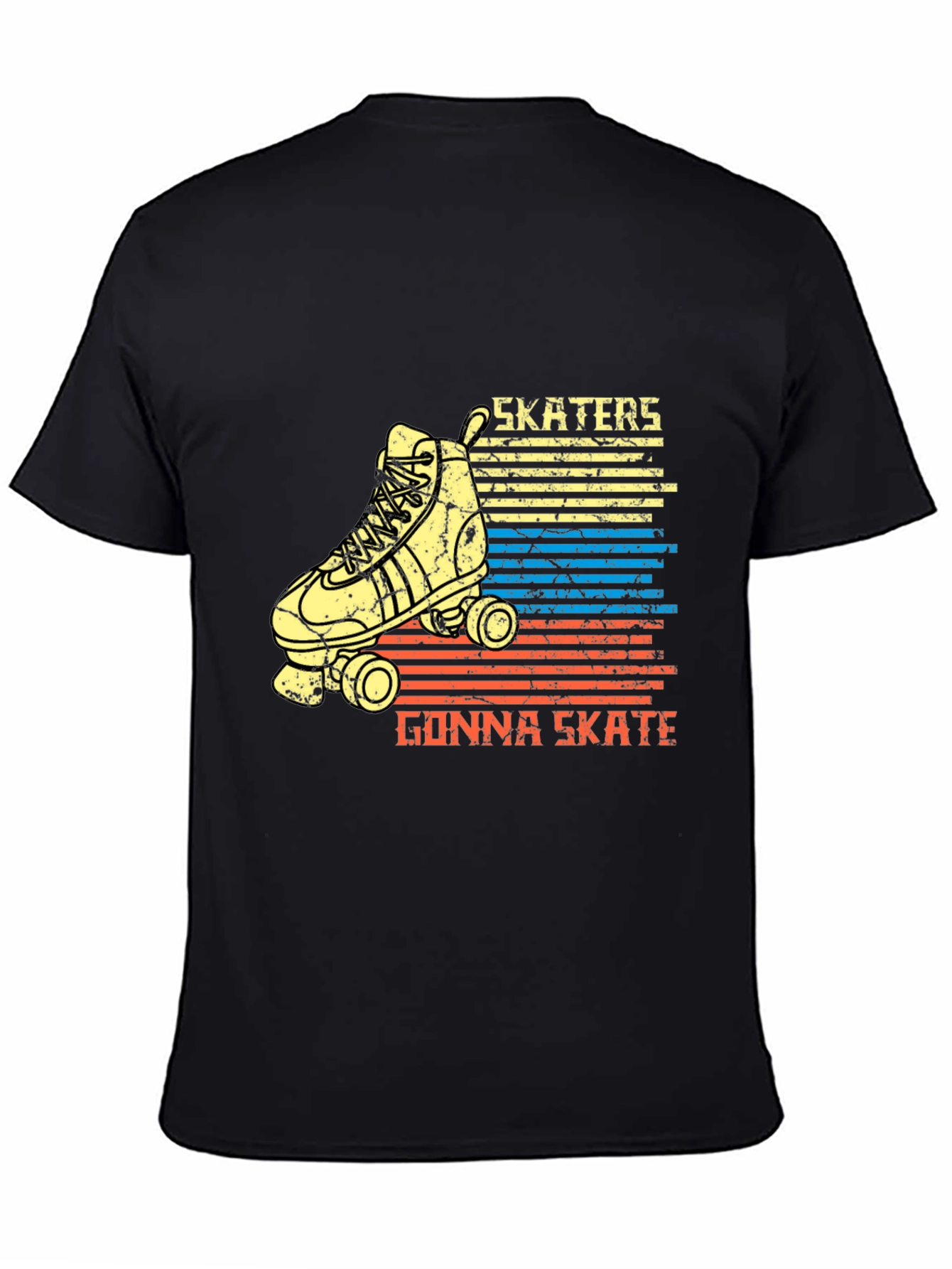 Skater T-Shirt - Retro Roller Skate Tee