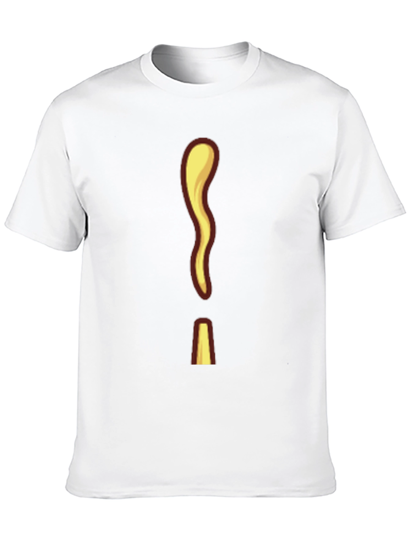 Unique Cartoon Exclamation Mark Graphic Tee