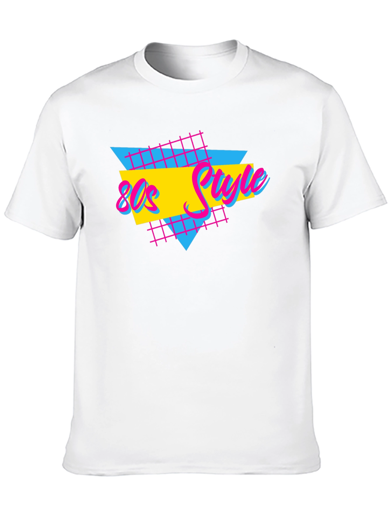 Retro 80s Style T-Shirt - Black