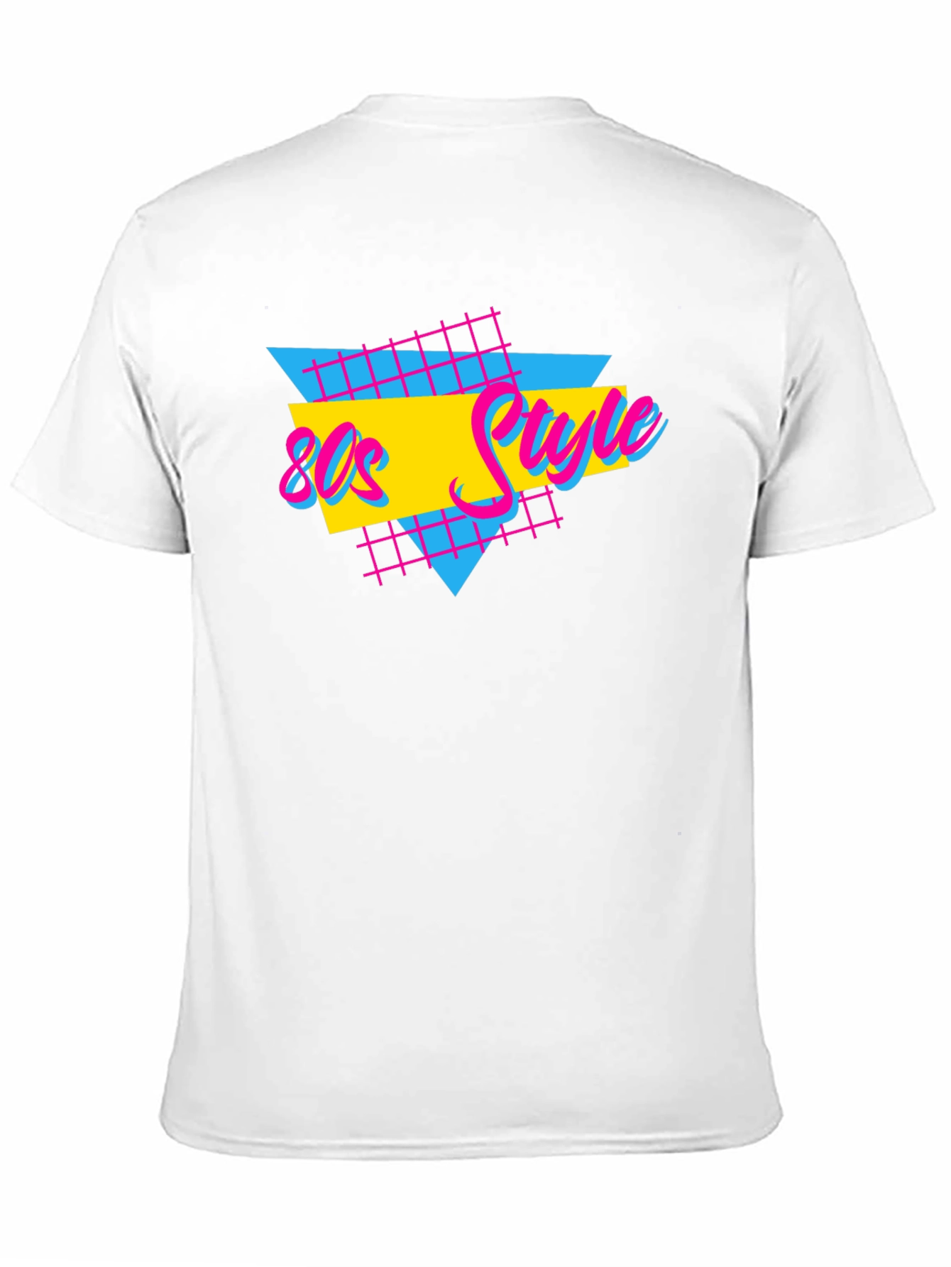 Retro 80s Style T-Shirt - Black