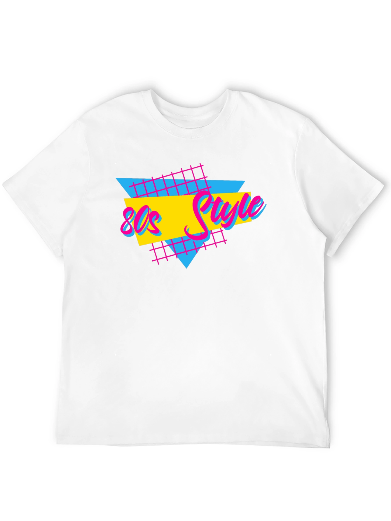 Retro 80s Style T-Shirt - Black