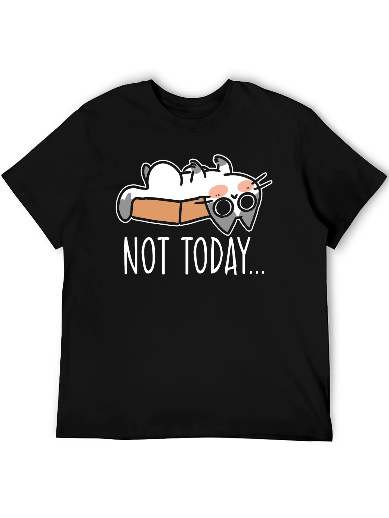 Not Today Cat T-Shirt - Funny Graphic Tee