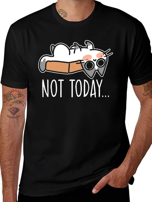 Not Today Cat T-Shirt - Funny Graphic Tee