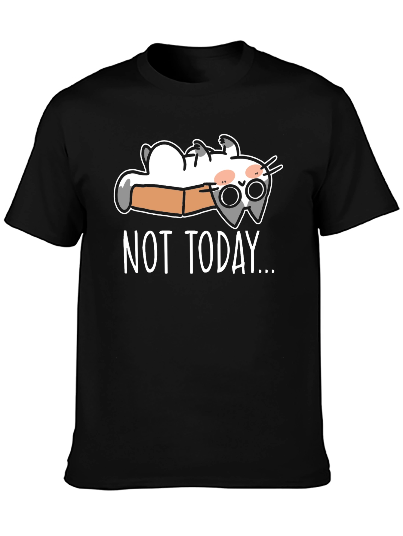 Not Today Cat T-Shirt - Funny Graphic Tee