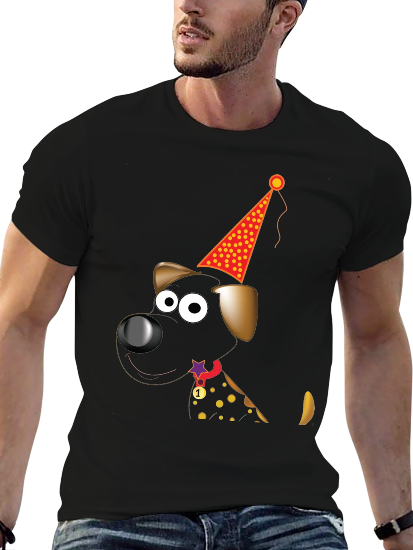 Party Dog Graphic Tee