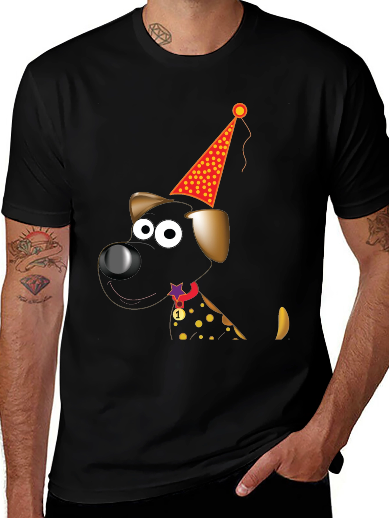 Party Dog Graphic Tee