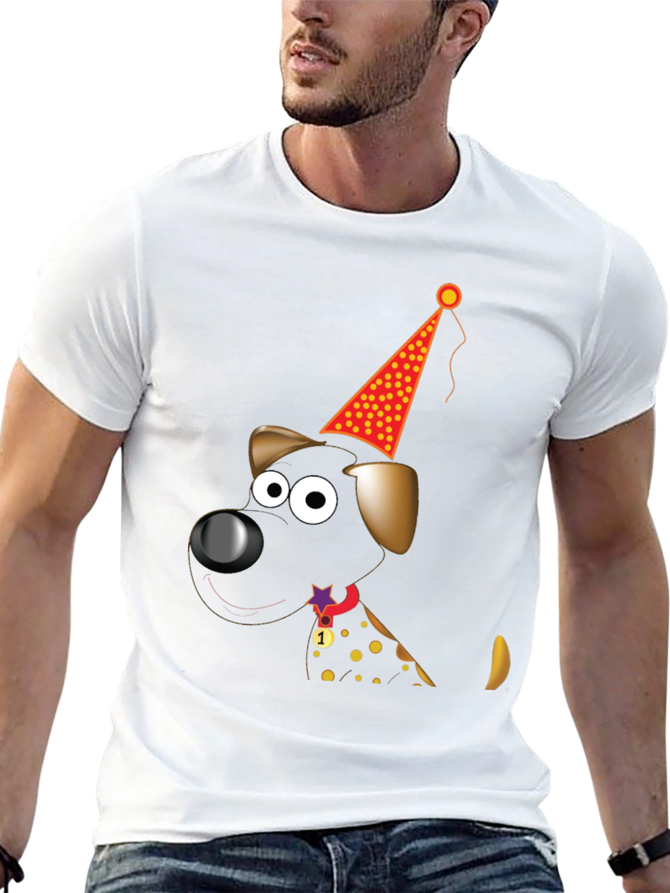 Party Dog Graphic Tee