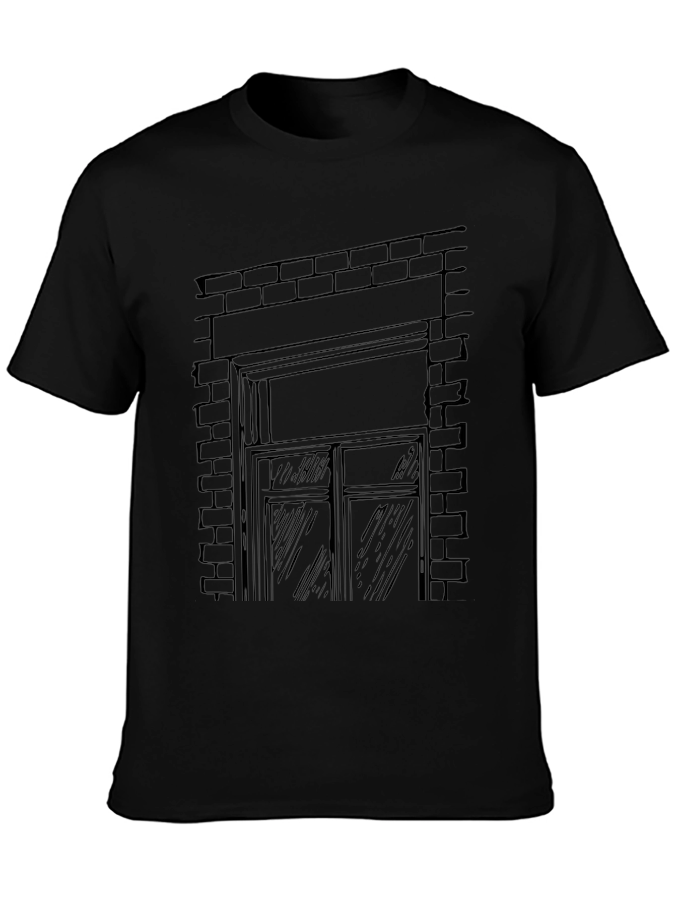Brick Window Graphic T-Shirt