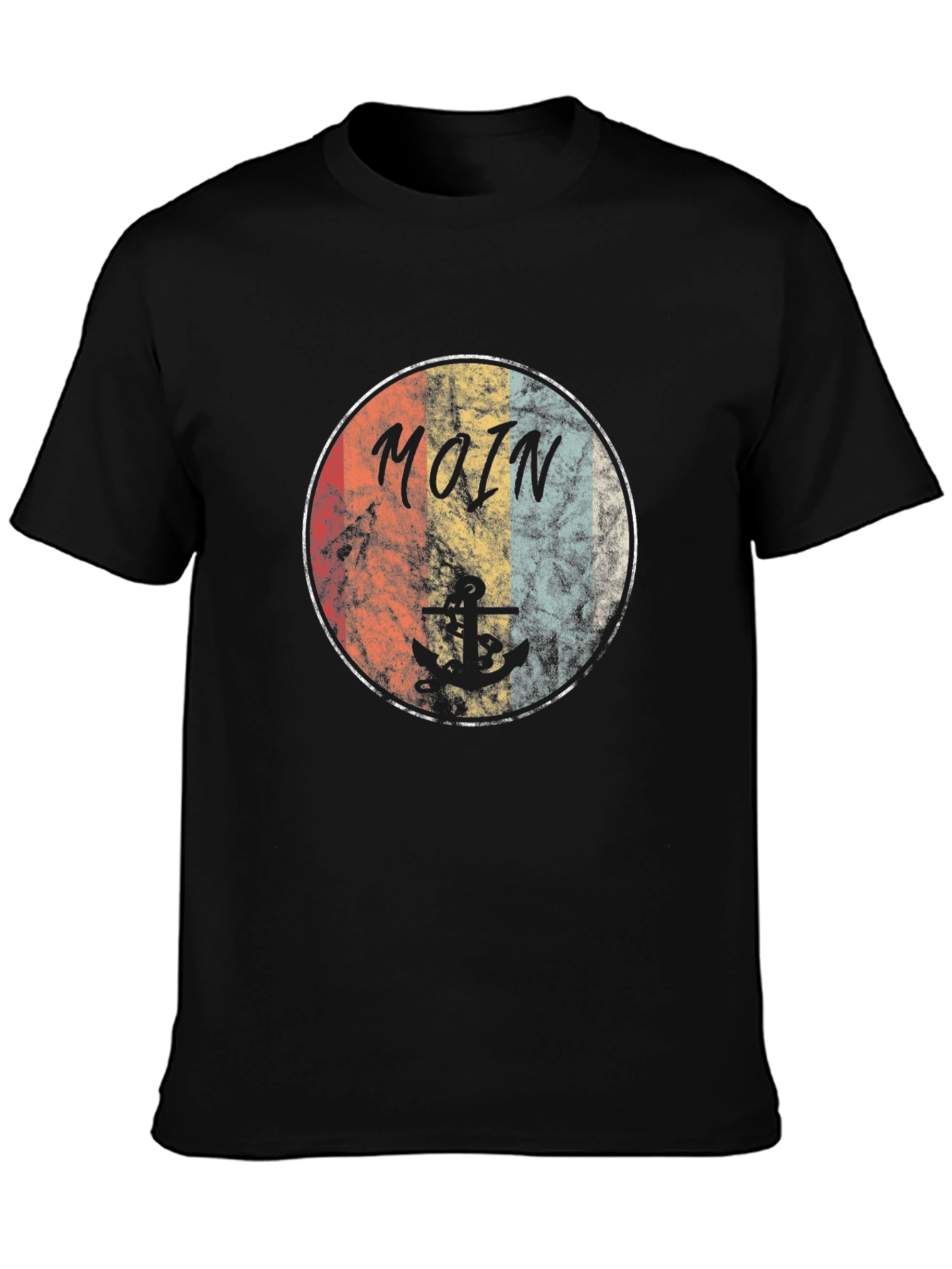 Retro Moin Anchor Graphic Tee