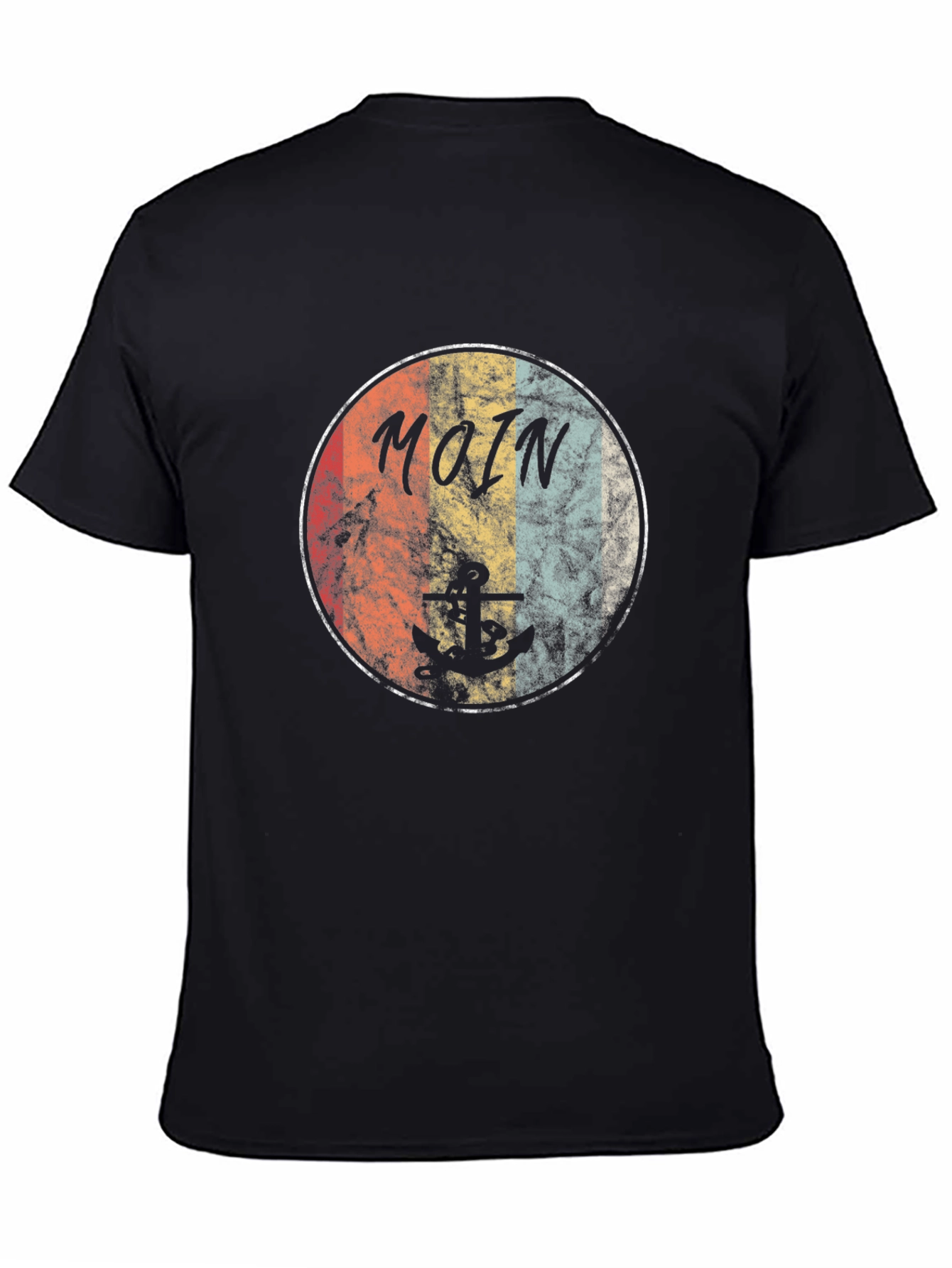 Retro Moin Anchor Graphic Tee