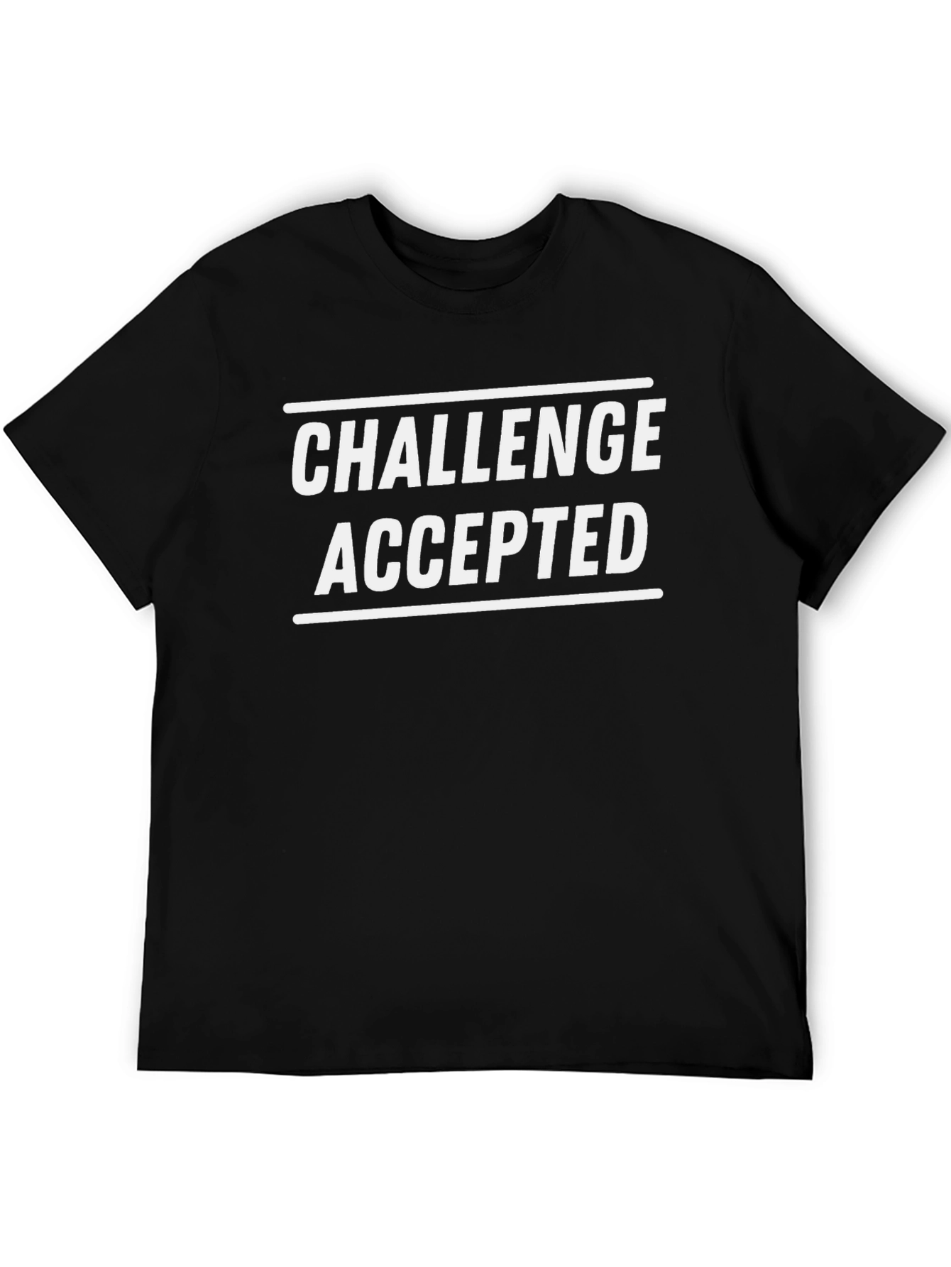Challenge Accepted T-Shirt - Bold Graphic Tee