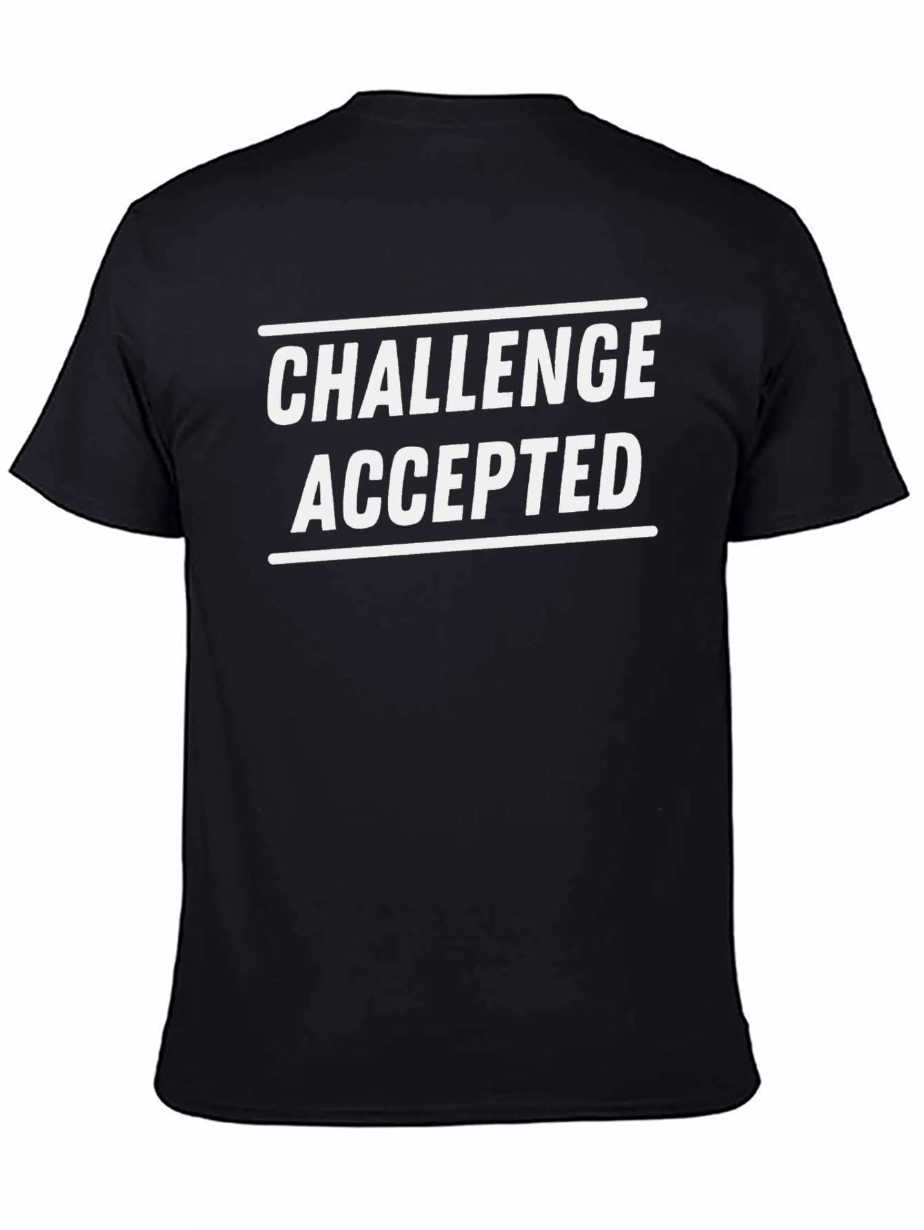 Challenge Accepted T-Shirt - Bold Graphic Tee