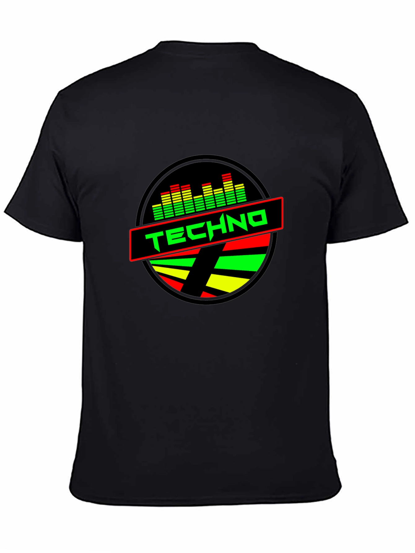 Techno Music T-Shirt - Round Graphic Tee