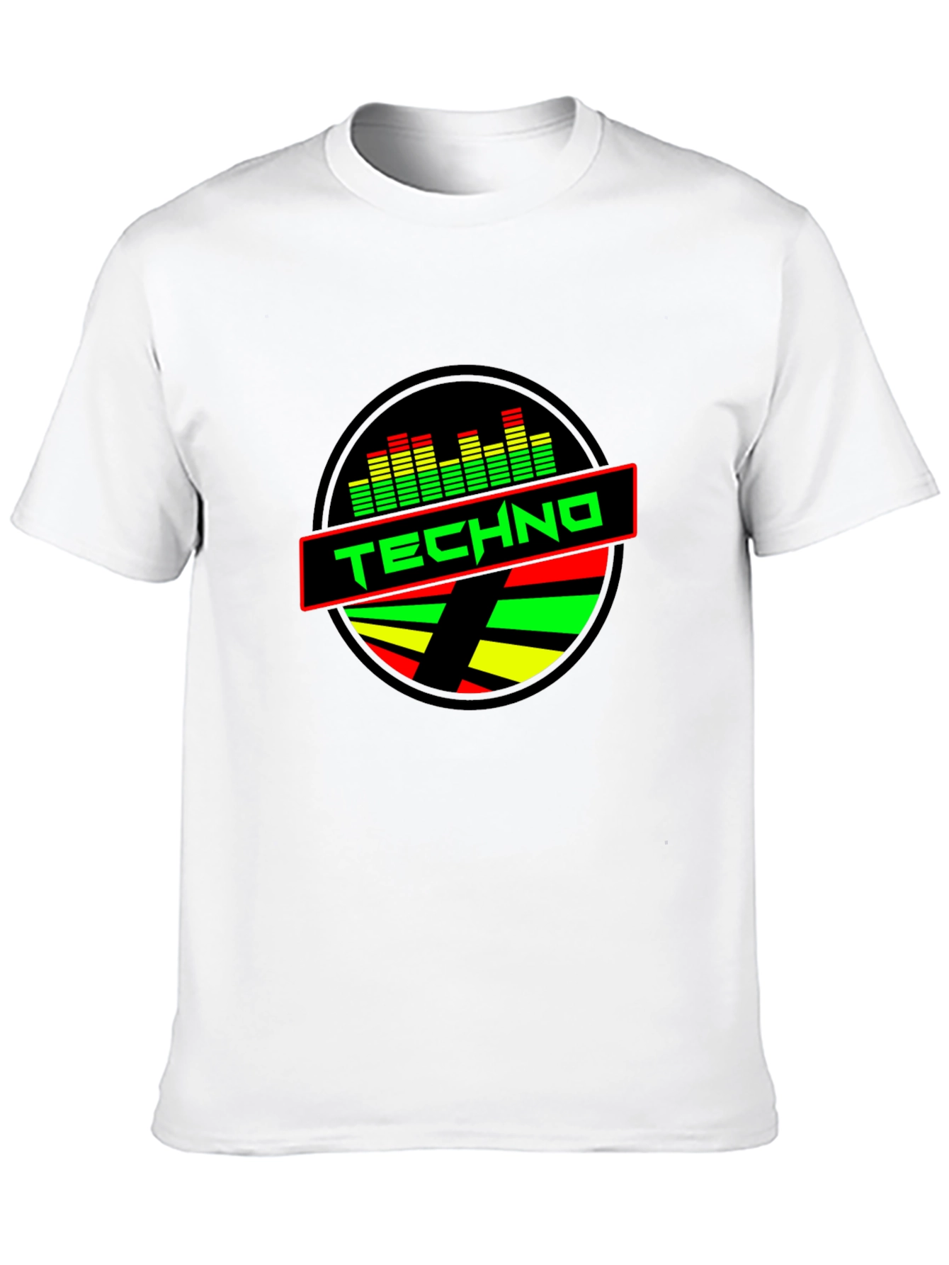 Techno Music T-Shirt - Round Graphic Tee