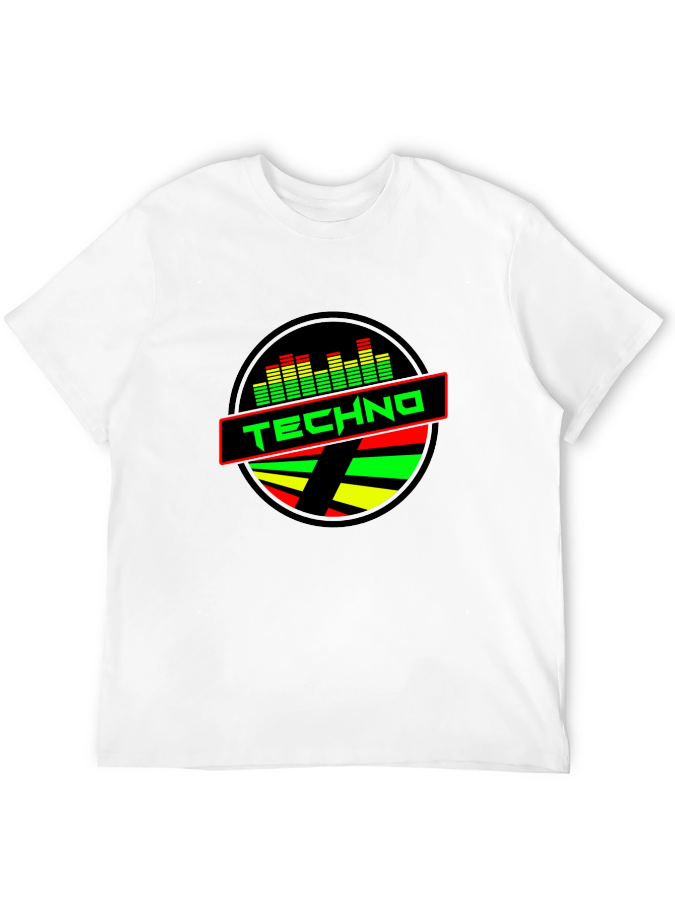 Techno Music T-Shirt - Round Graphic Tee