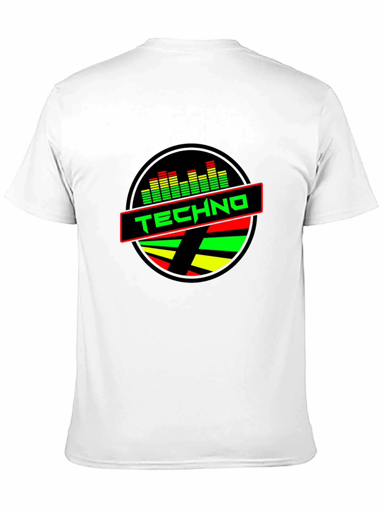 Techno Music T-Shirt - Round Graphic Tee