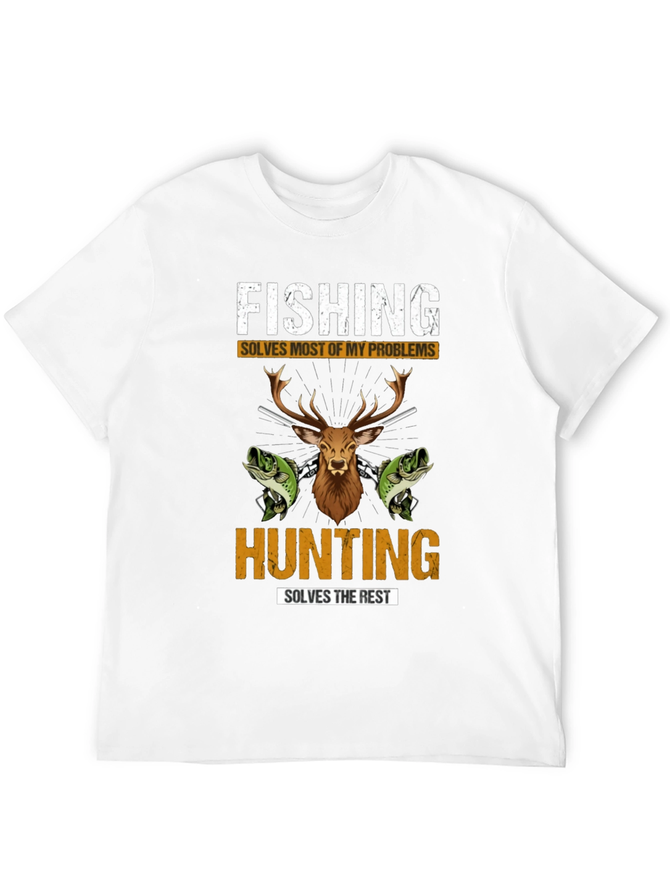 Fishing Hunting Graphic T-Shirt