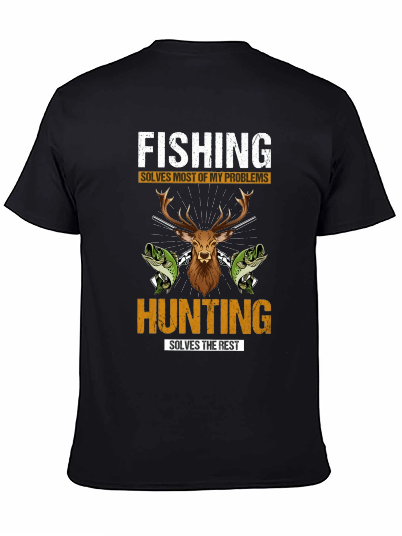 Fishing Hunting Graphic T-Shirt