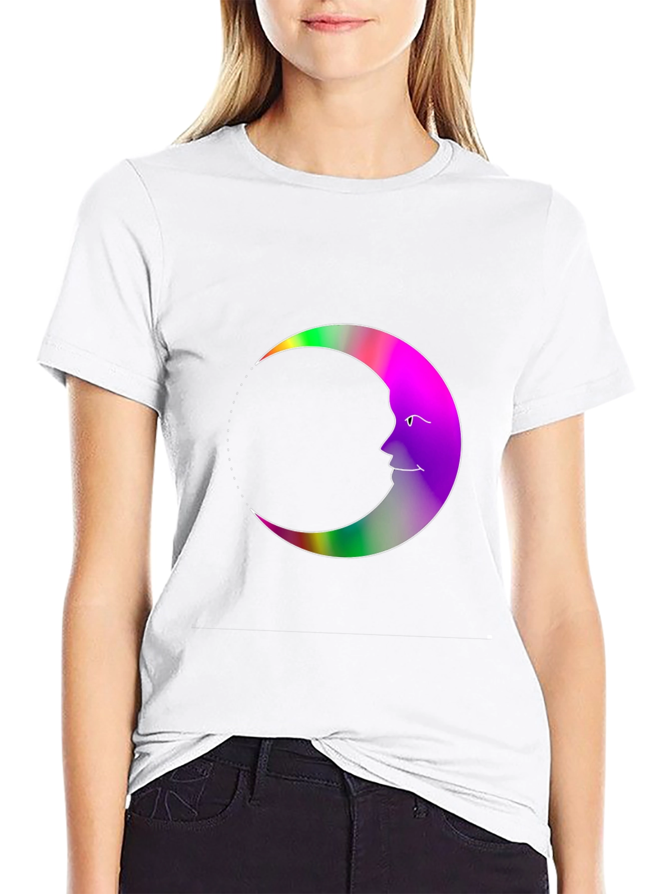 Celestial Crescent Moon T-Shirt