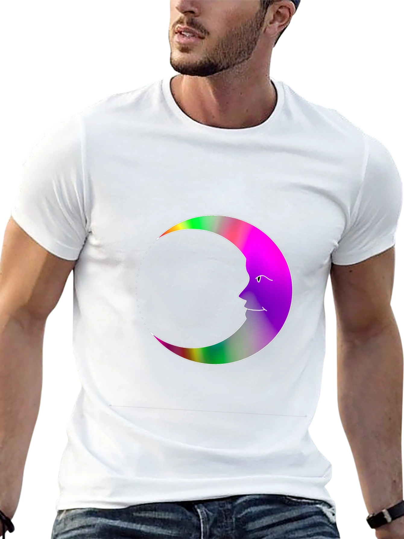 Celestial Crescent Moon T-Shirt