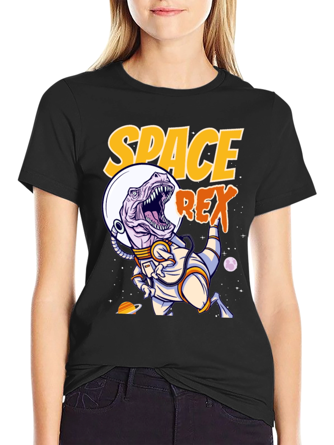 Space Rex T-Shirt - Astronaut Dinosaur Tee