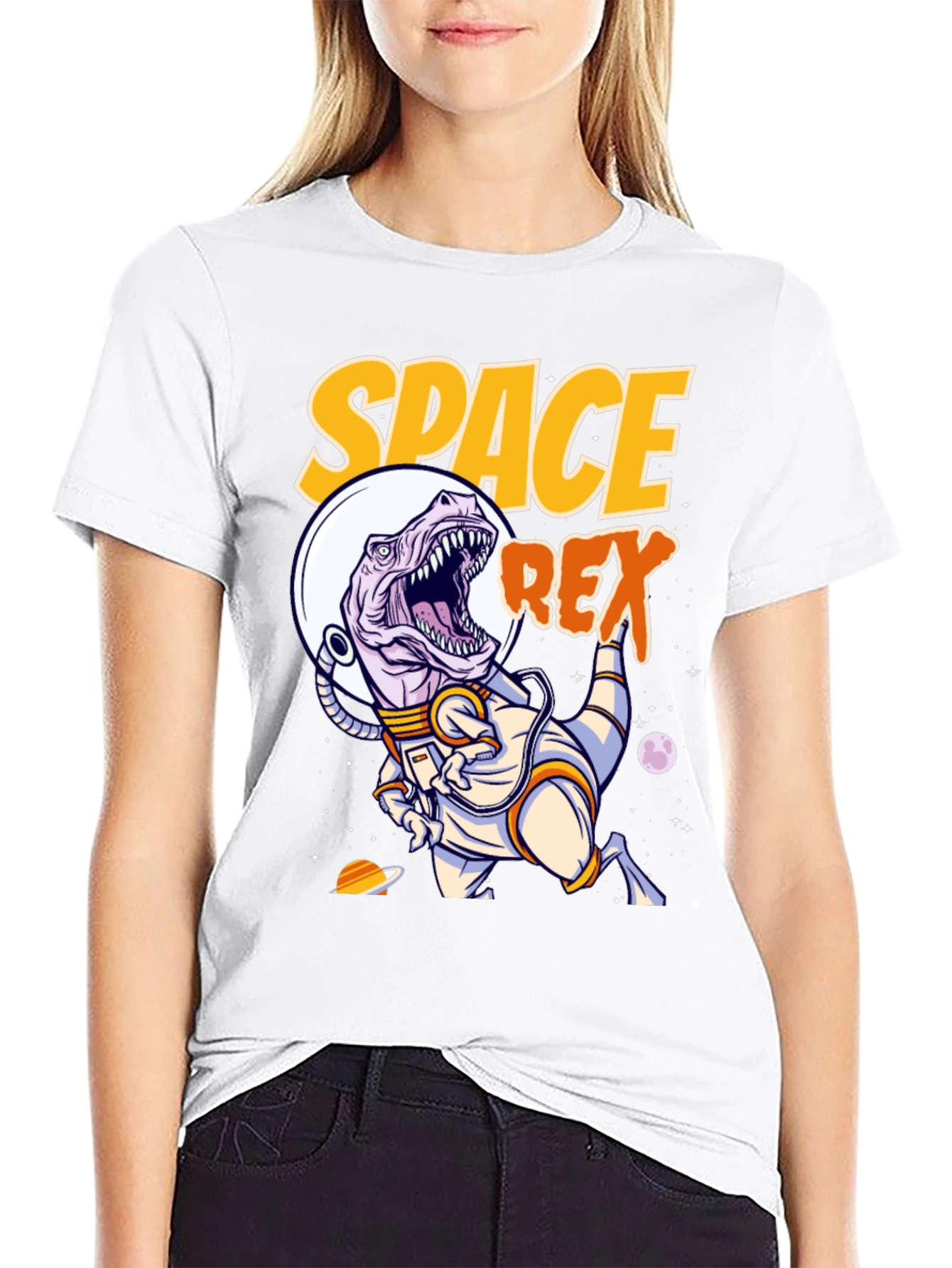 Space Rex T-Shirt - Astronaut Dinosaur Tee
