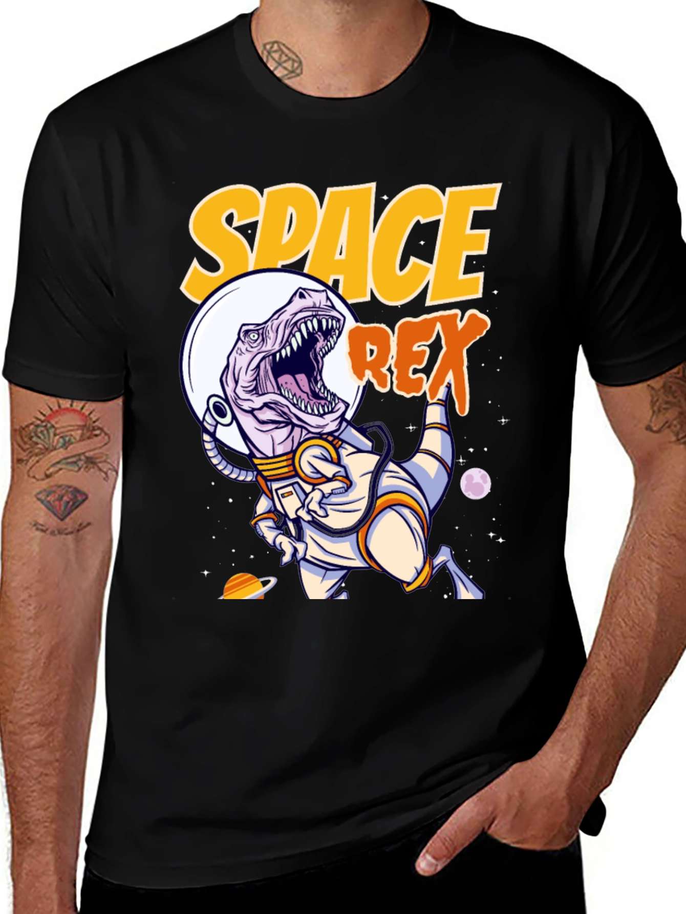 Space Rex T-Shirt - Astronaut Dinosaur Tee