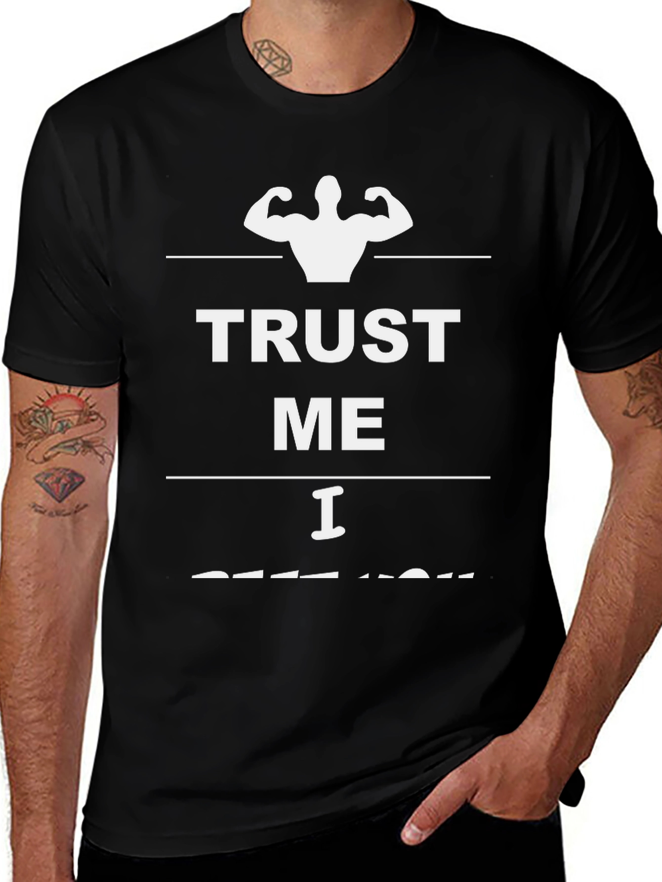 Trust Me I Lift Bro Black T-Shirt