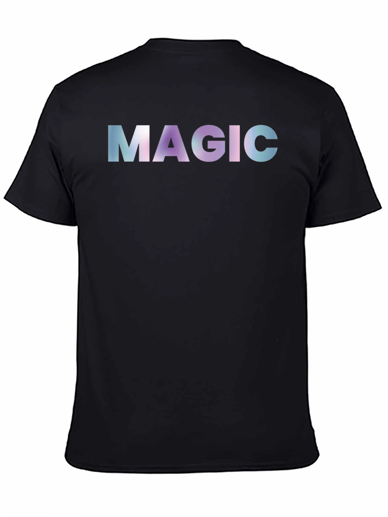 Magic Graphic Print Black T-Shirt