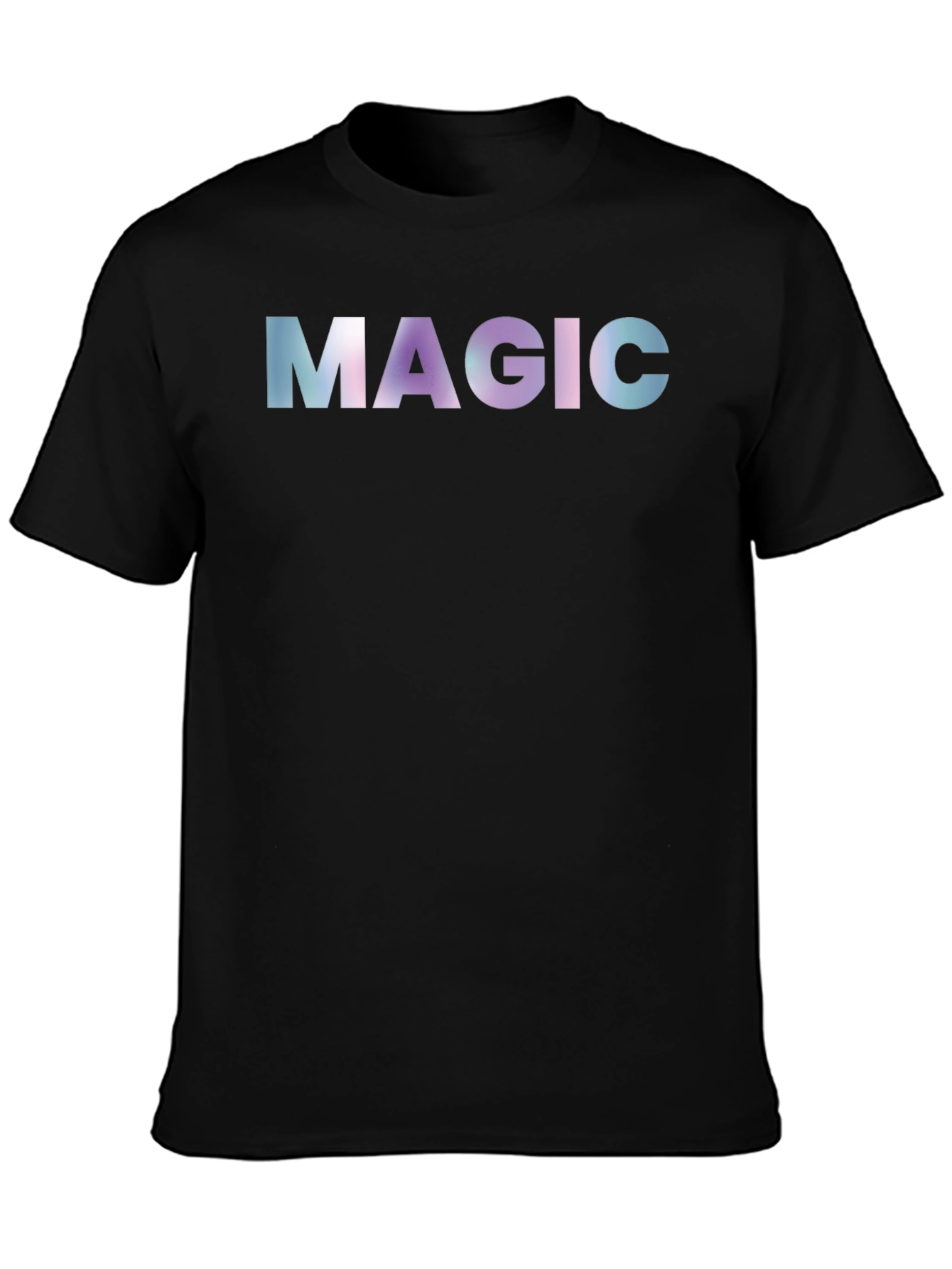 Magic Graphic Print Black T-Shirt