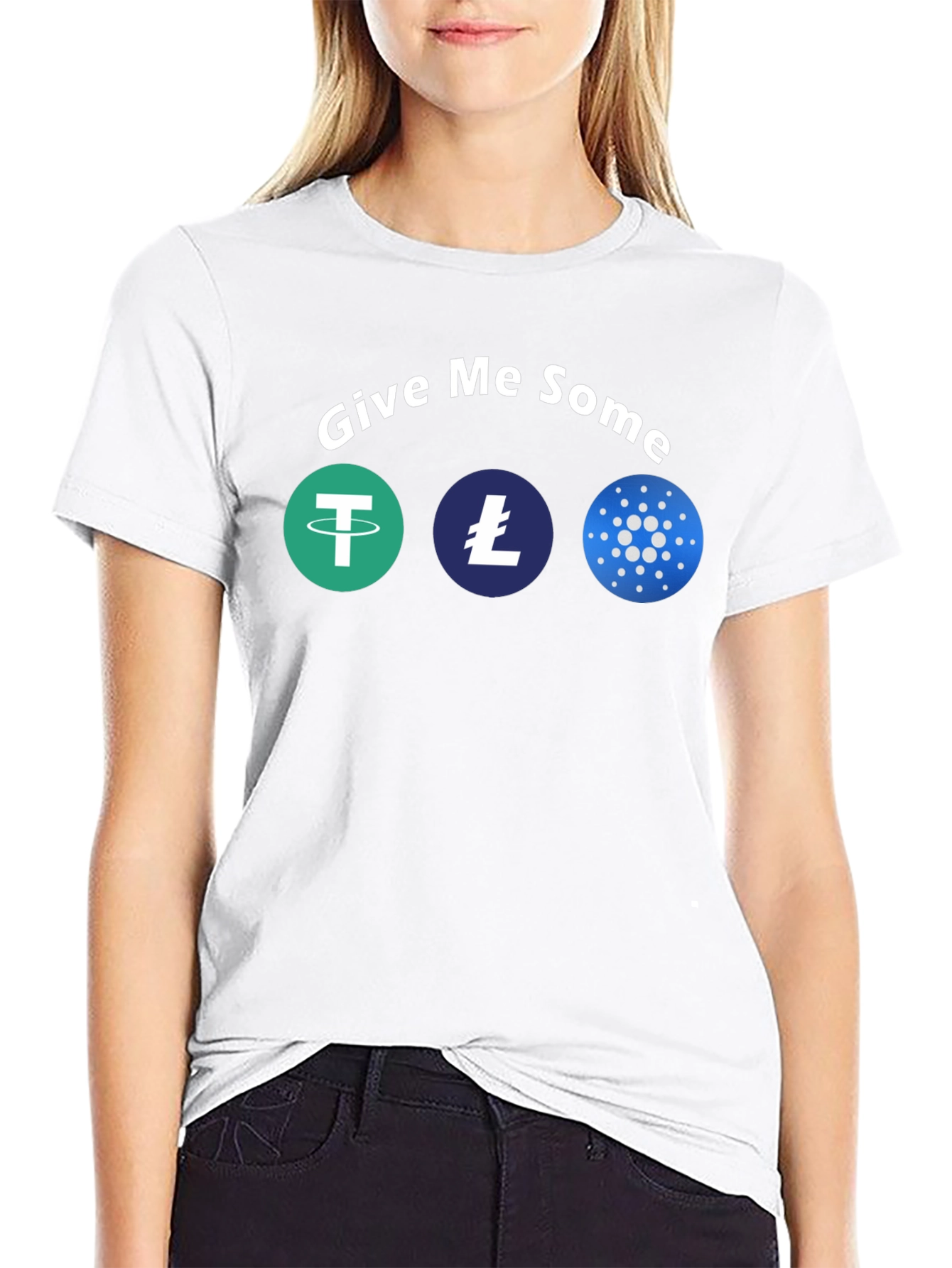 Give Me Some Crypto T-Shirt - Fun Cryptocurrency Tee