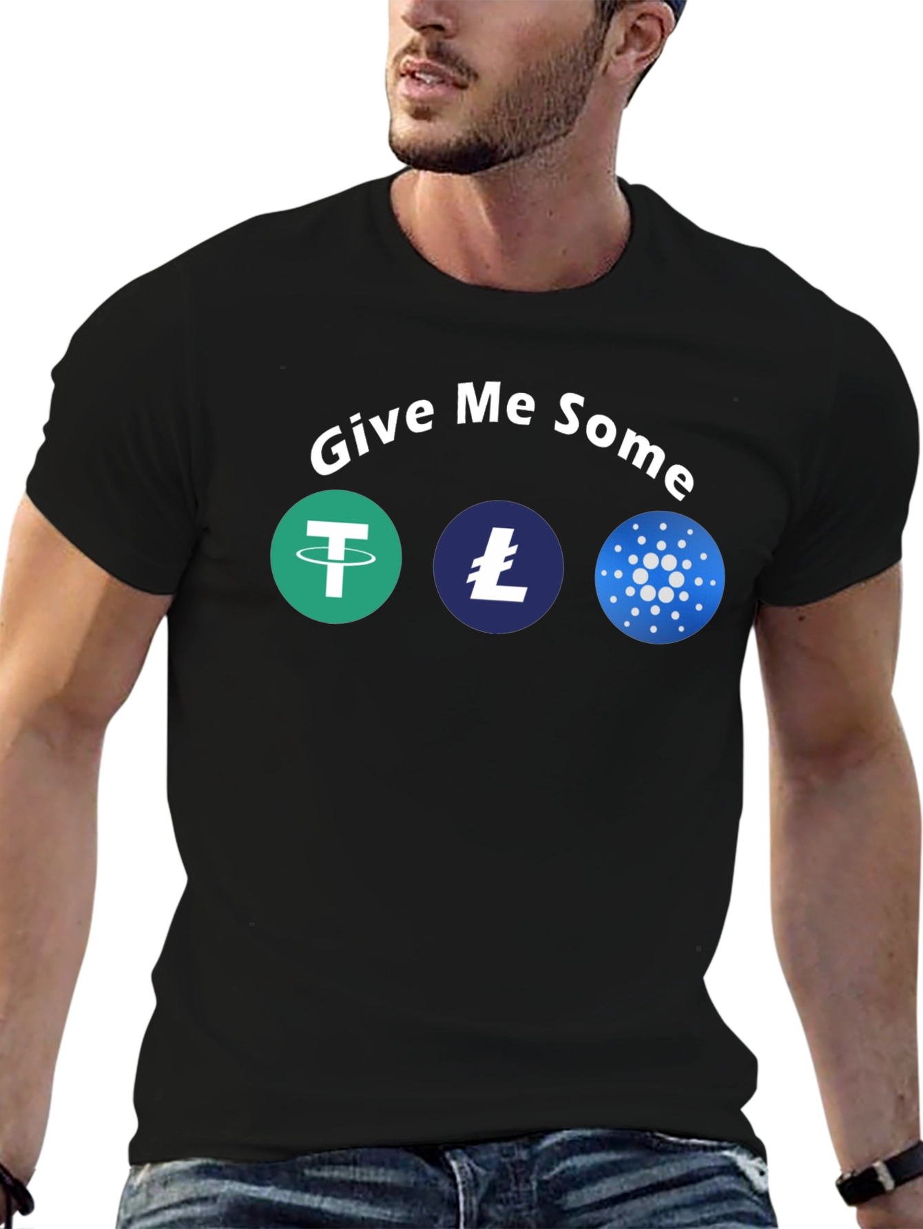 Give Me Some Crypto T-Shirt - Fun Cryptocurrency Tee